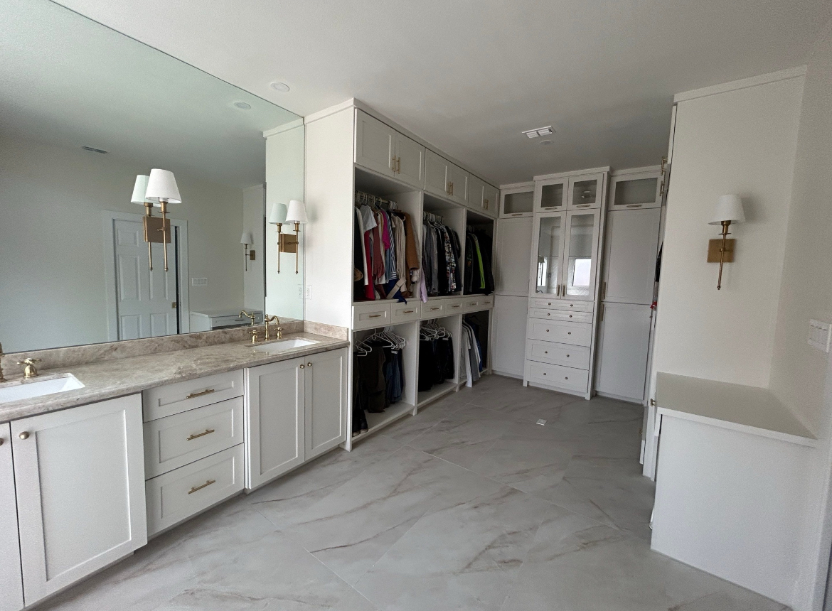 Walk-In Closet with Vanity