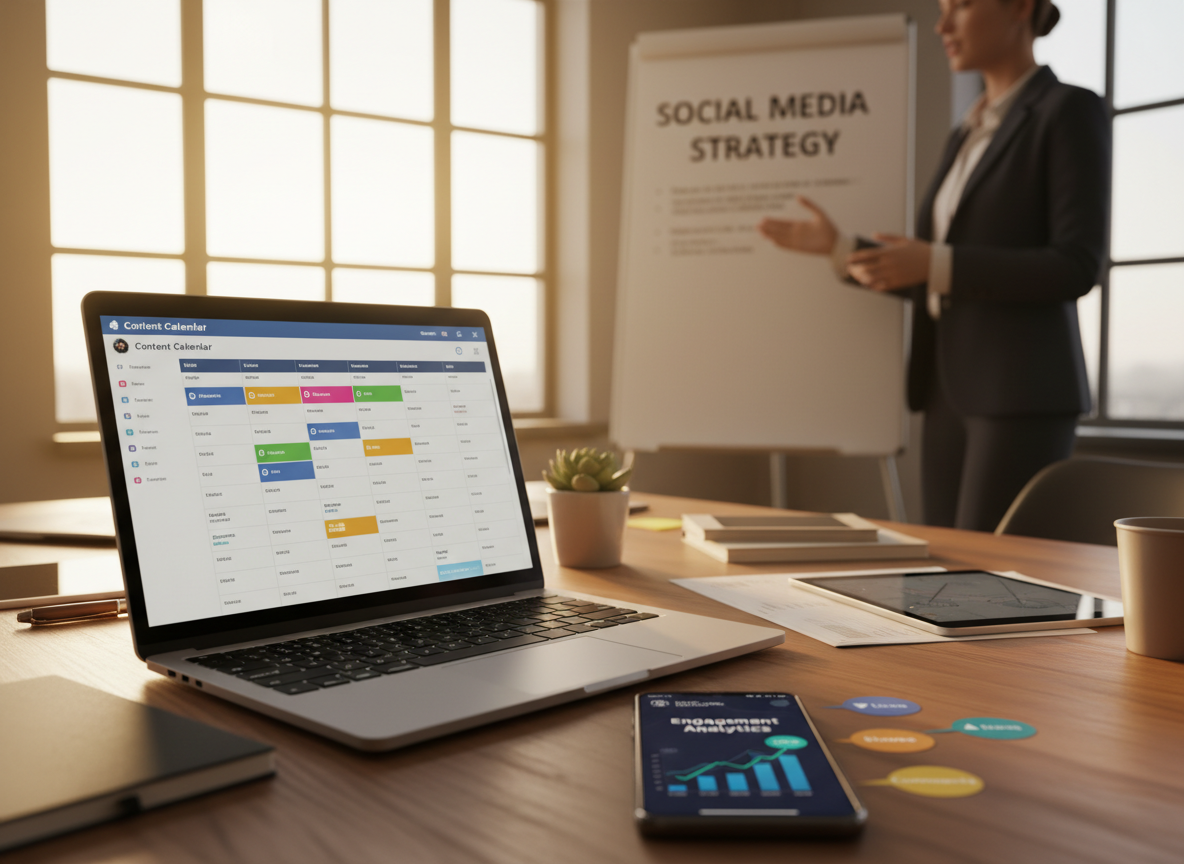 Social media management across multiple platforms