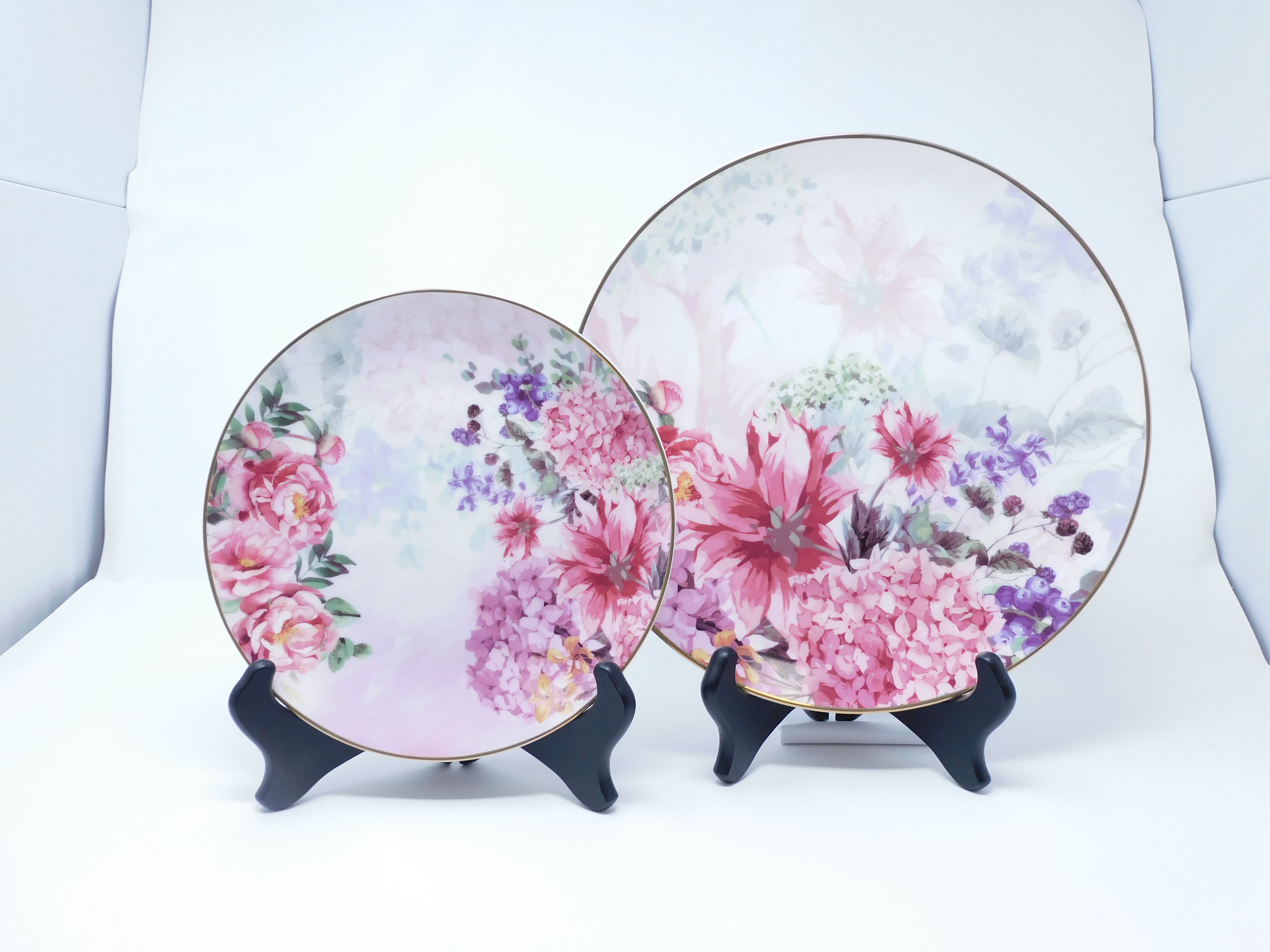 Floral Ceramic Dinner Plate 10.5"