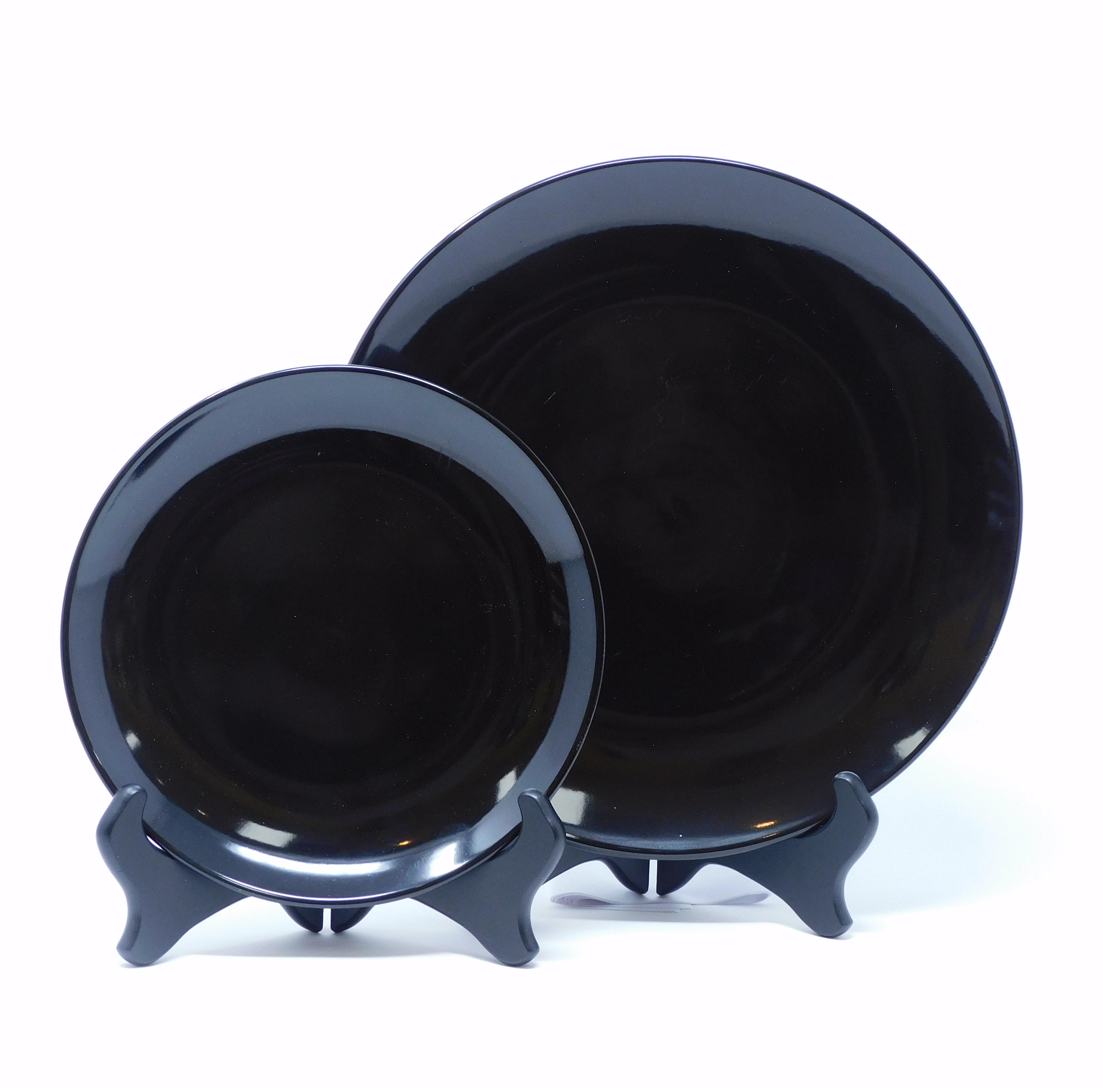 Black Ceramic Plates