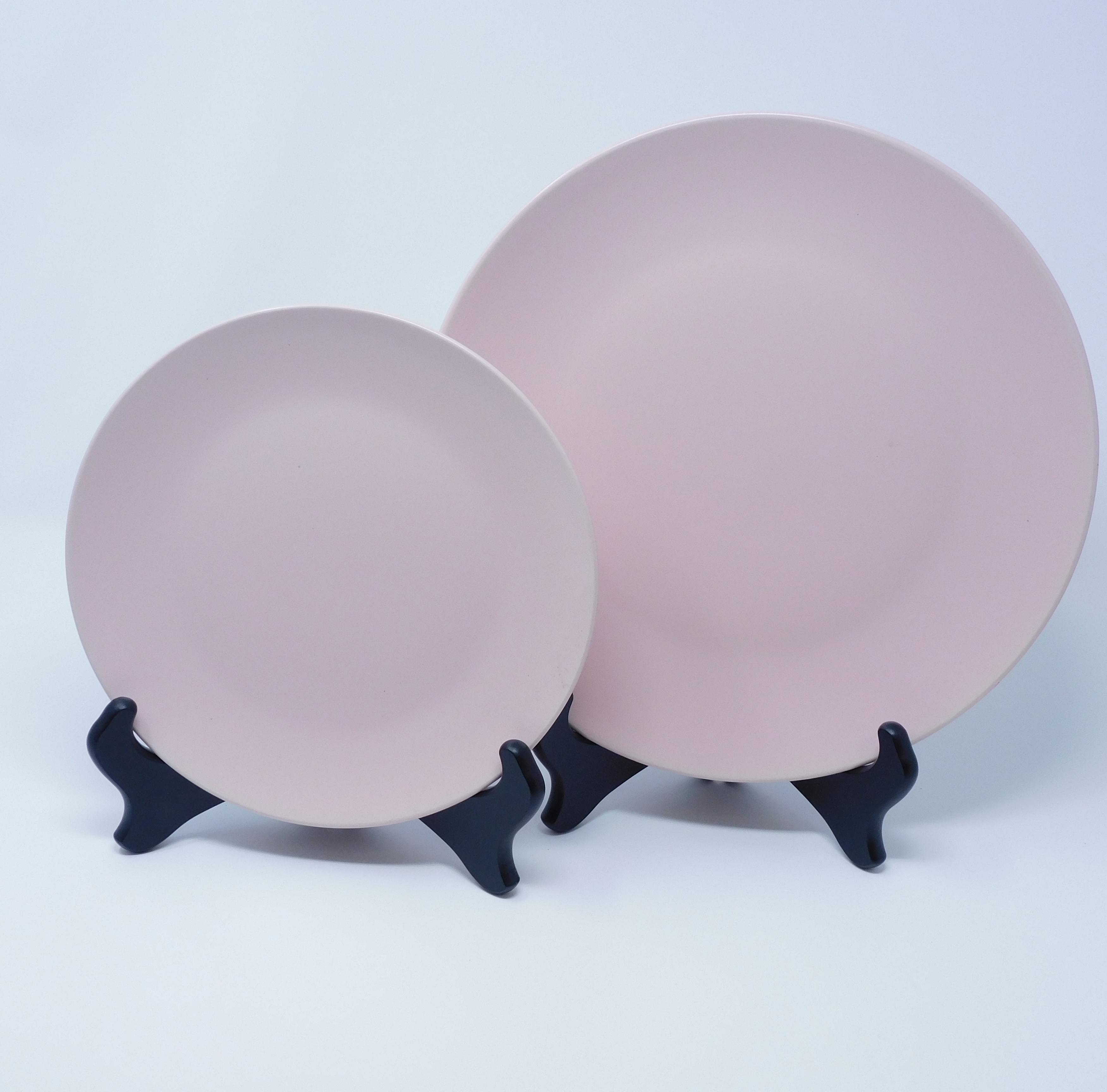 Pink Ceramic Plates