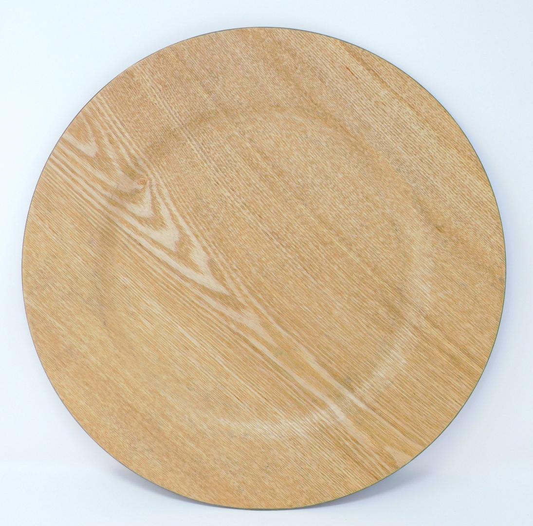 Wood Charger Plate