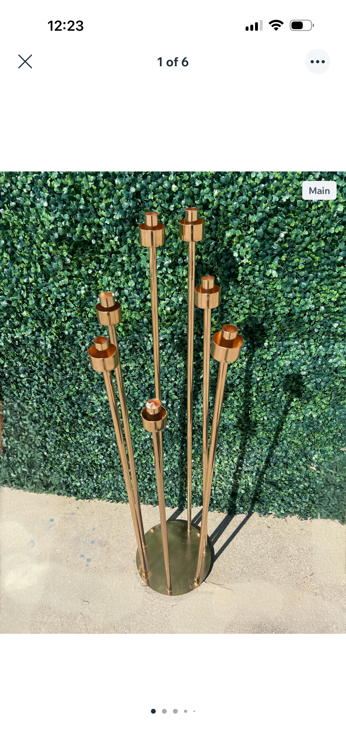 Gold Candelabra