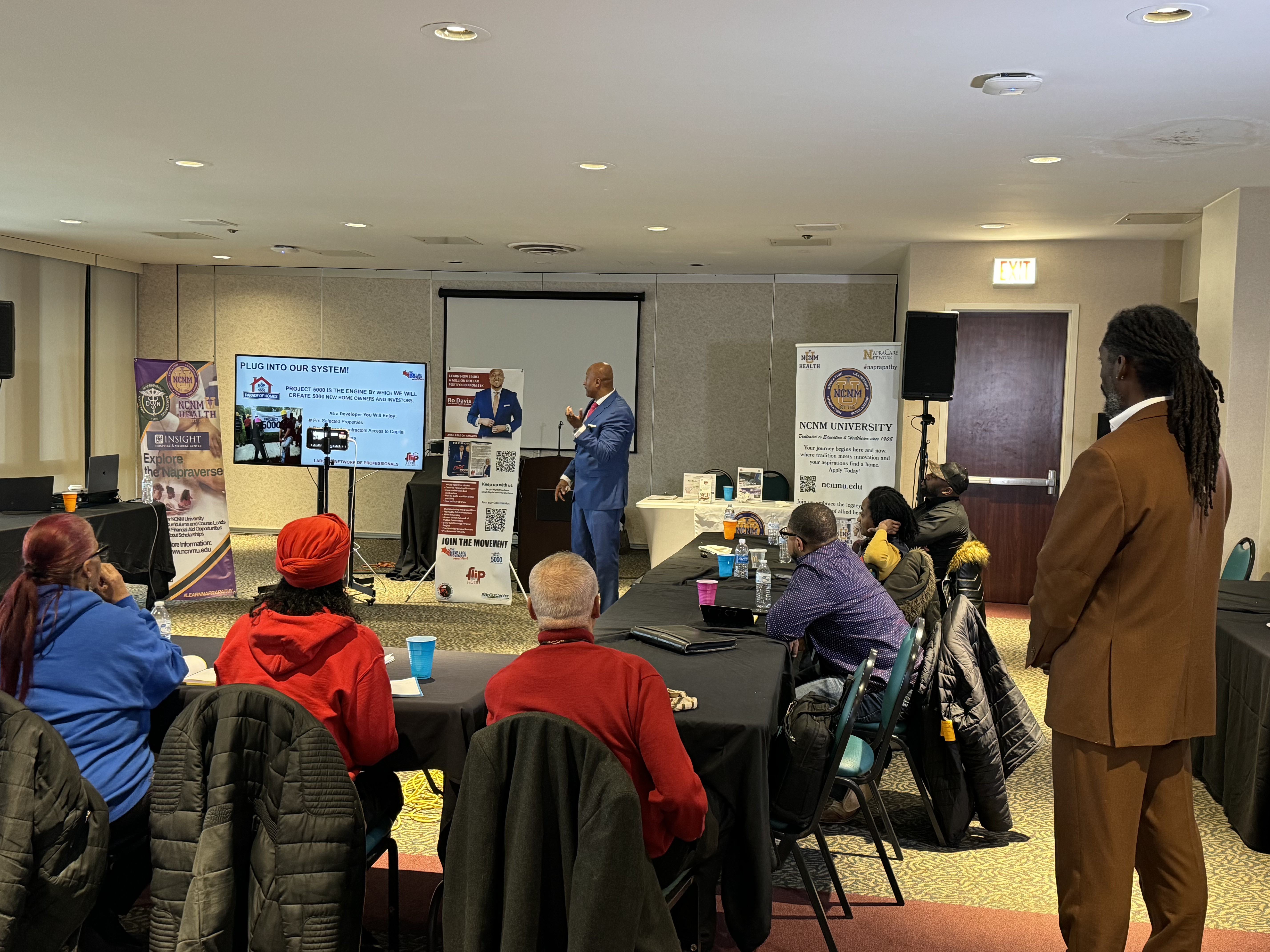 DrRo Davis connecting with community