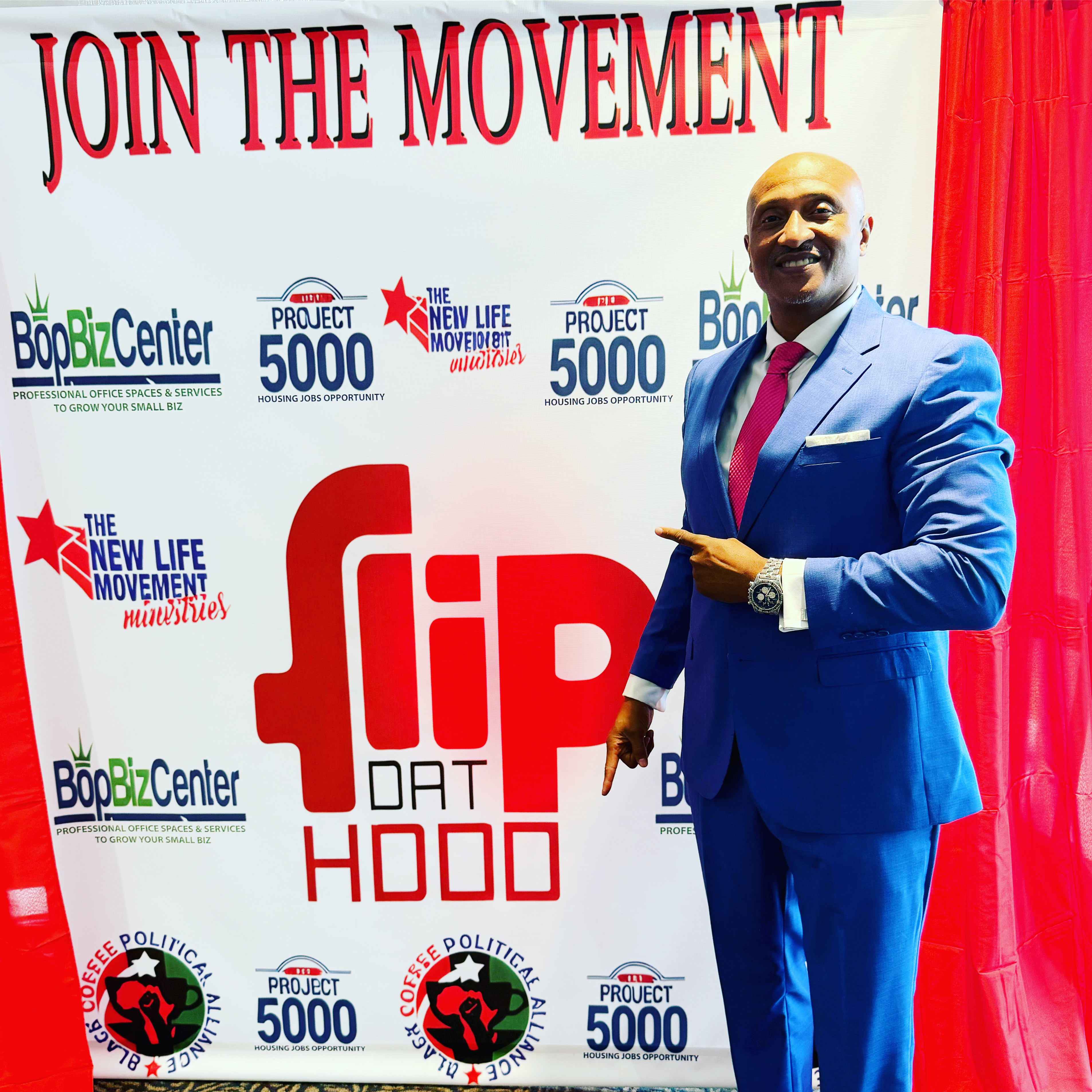 DrRo Davis at Join The Movement event