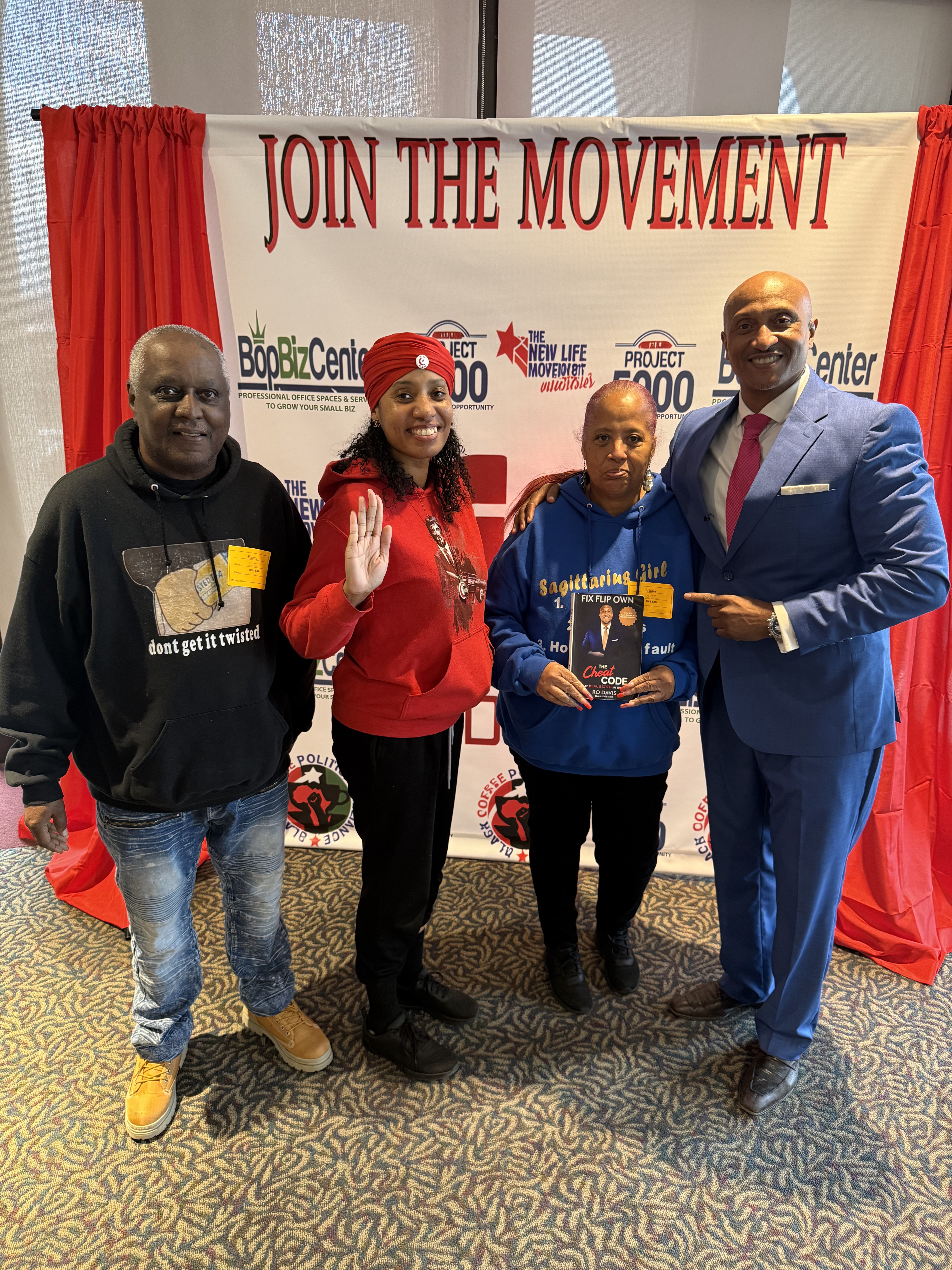 DrRo Davis event moment