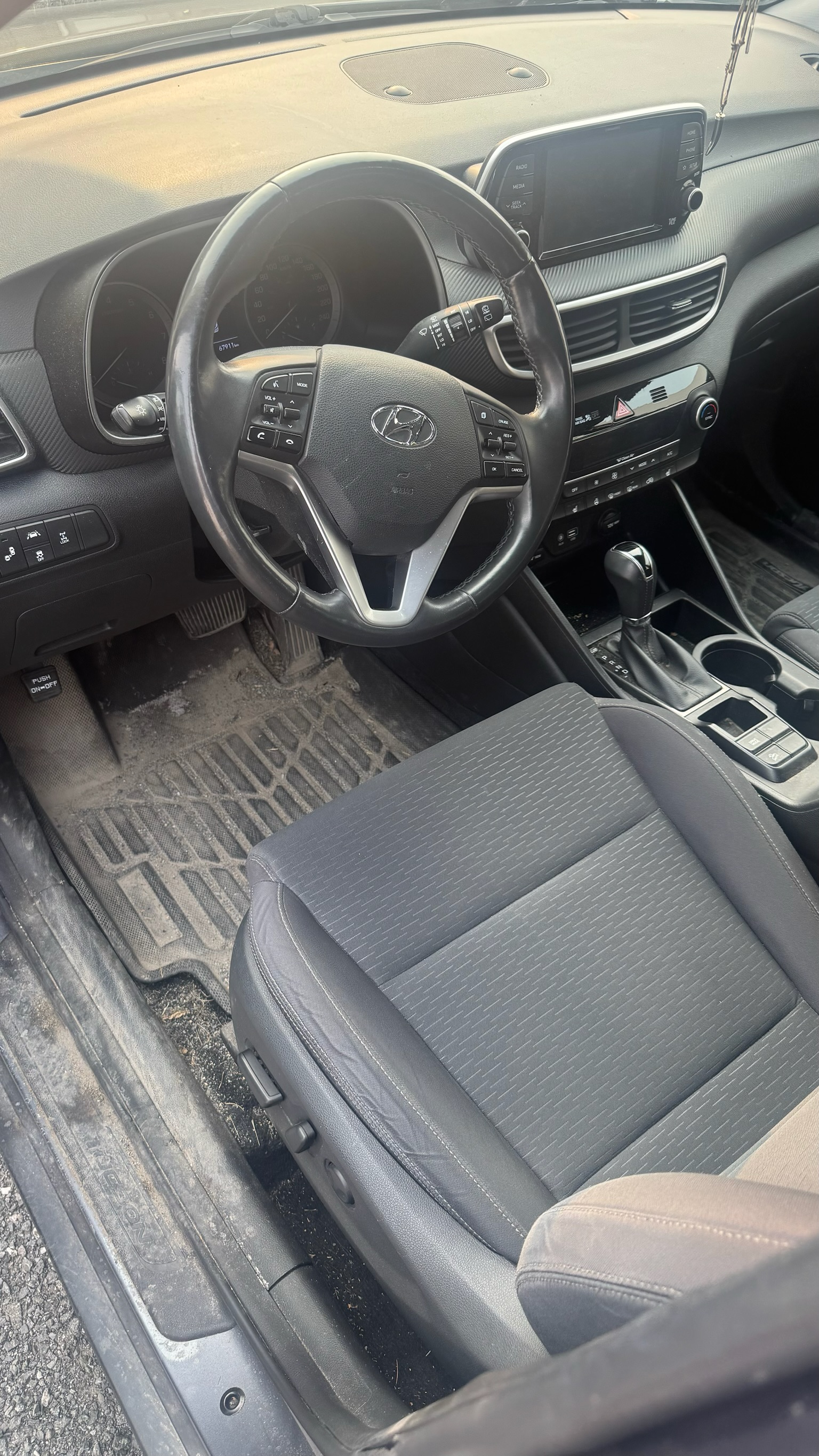 Avant — Lavage Complet Intérieur — Hyundai Tucson