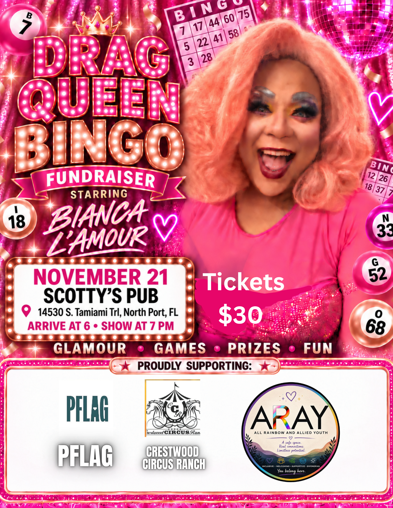 Drag Queen Bingo Fundraiser