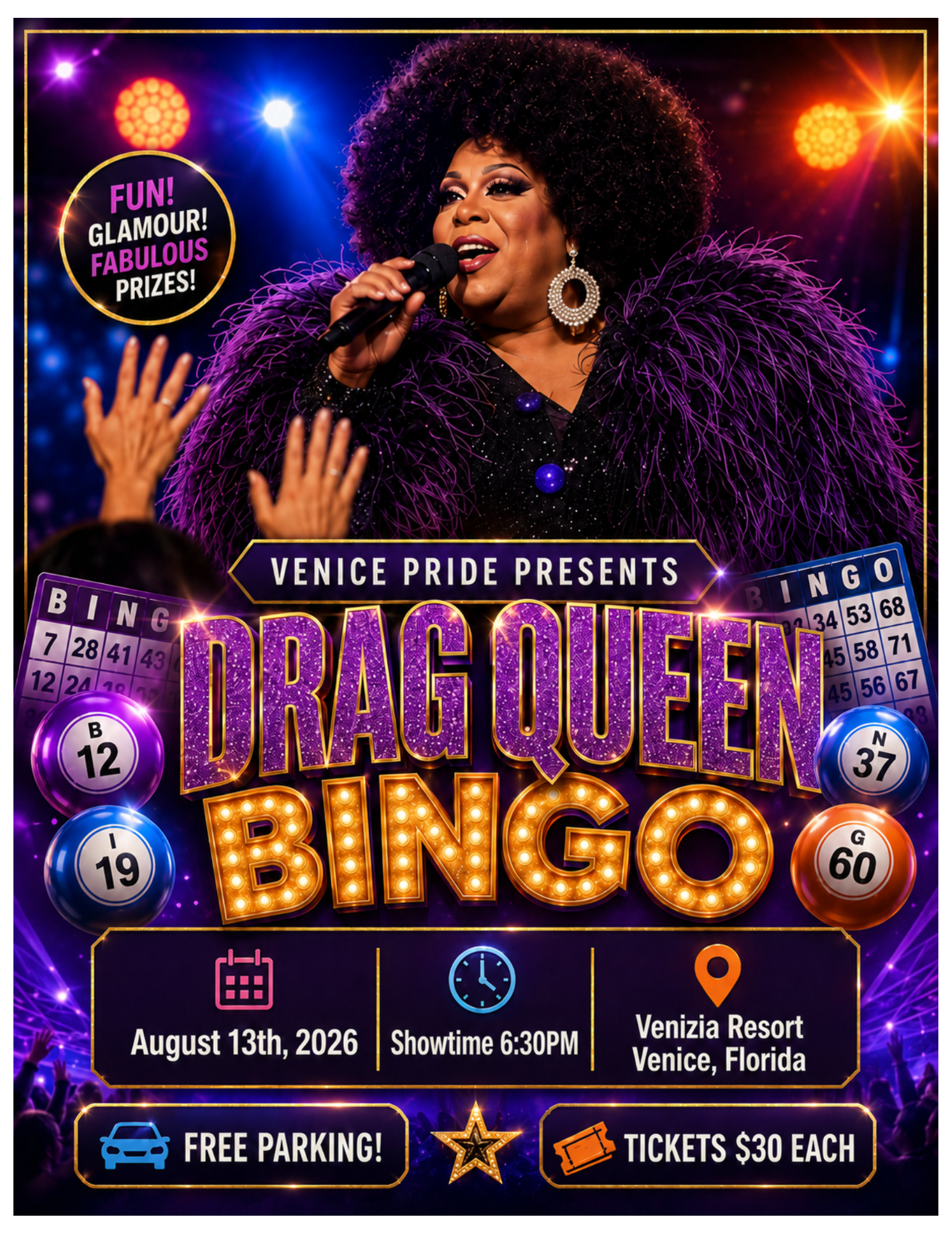 Venice Pride Drag Queen Bingo