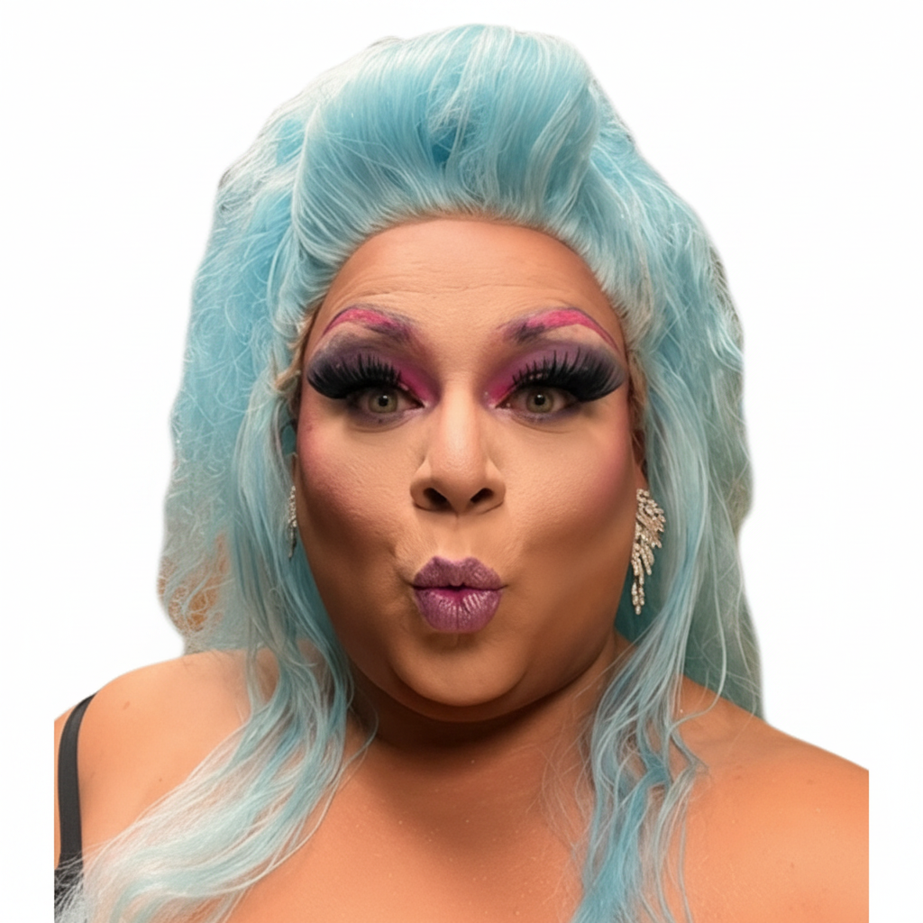Bianca blowing a kiss