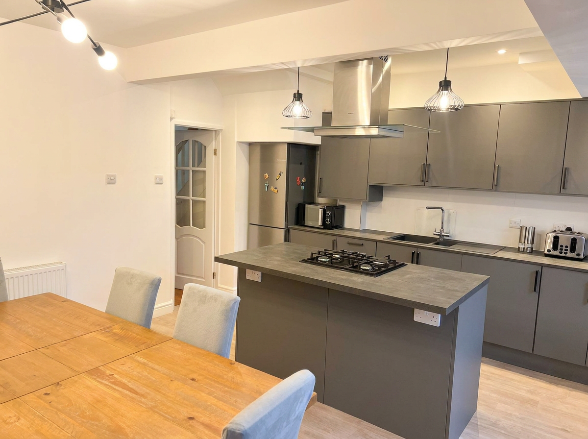 Open-Plan Extension with Skylights