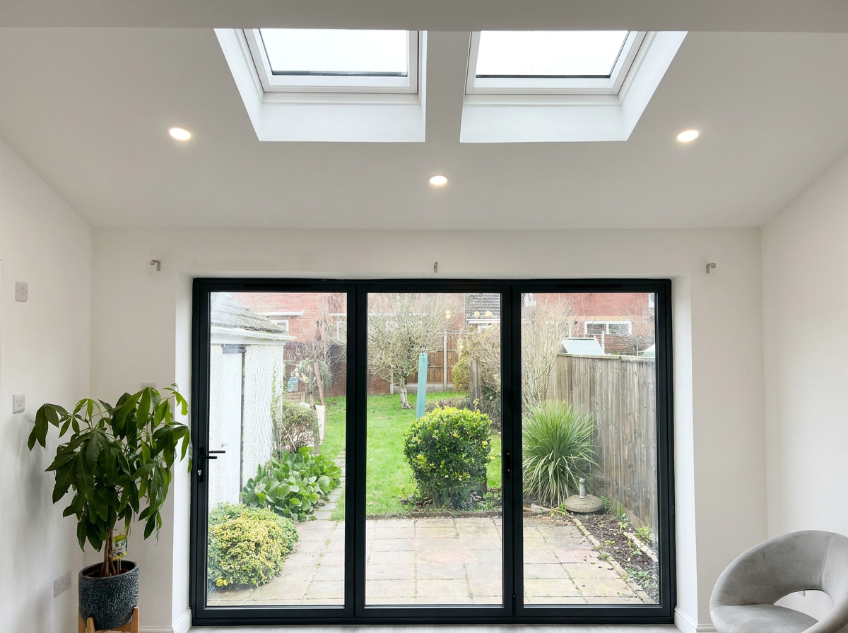 Open-Plan Extension with Skylights