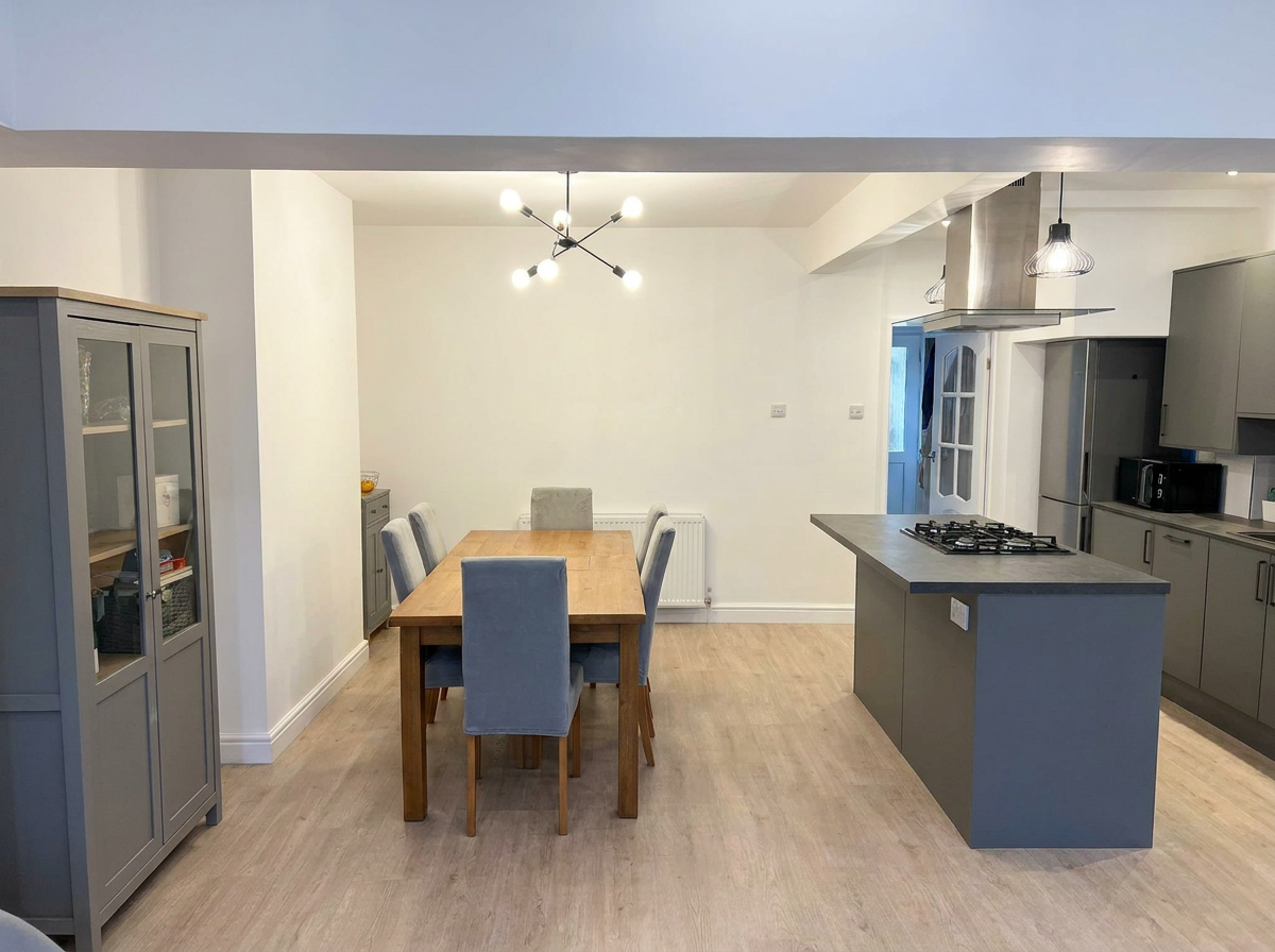 Open-Plan Extension with Skylights