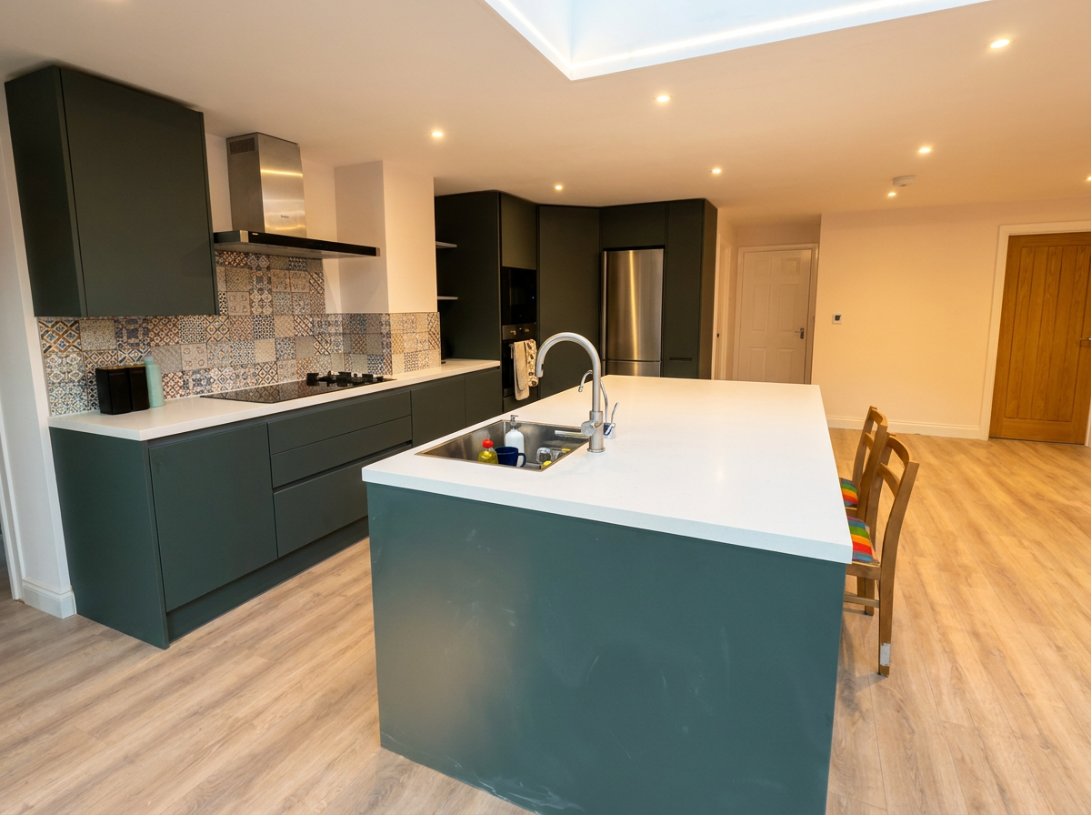 Rear Extension with Lantern Rooflight