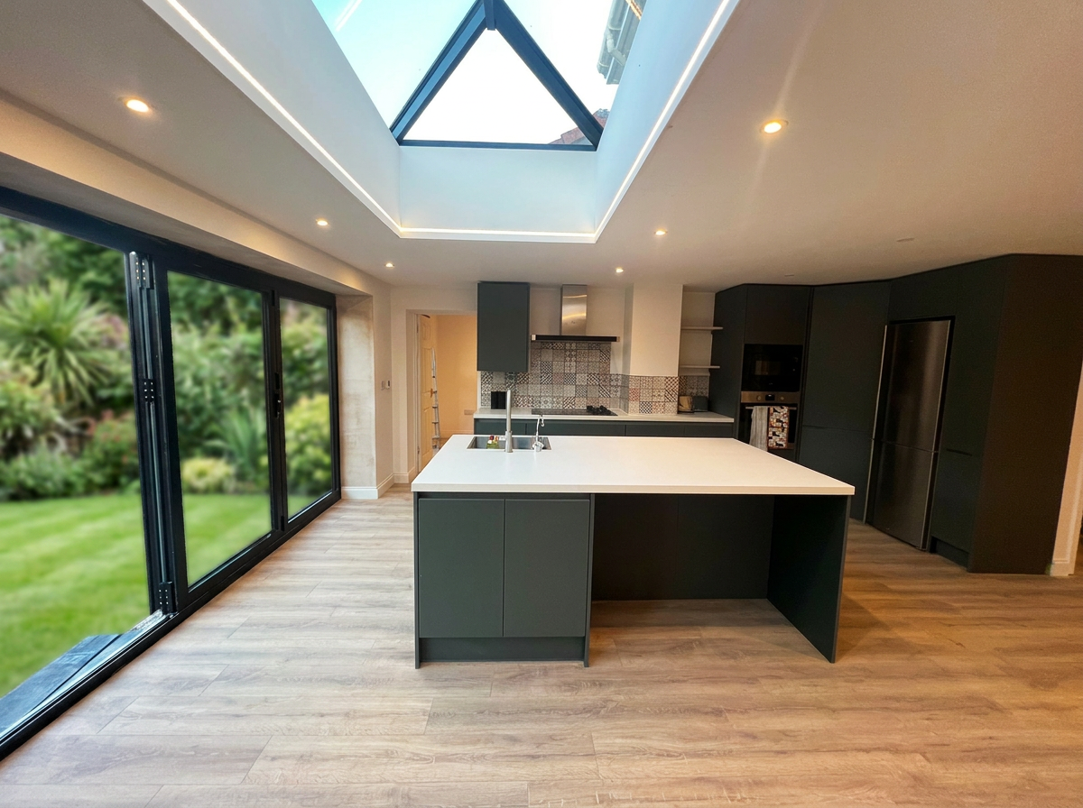 Rear Extension with Lantern Rooflight