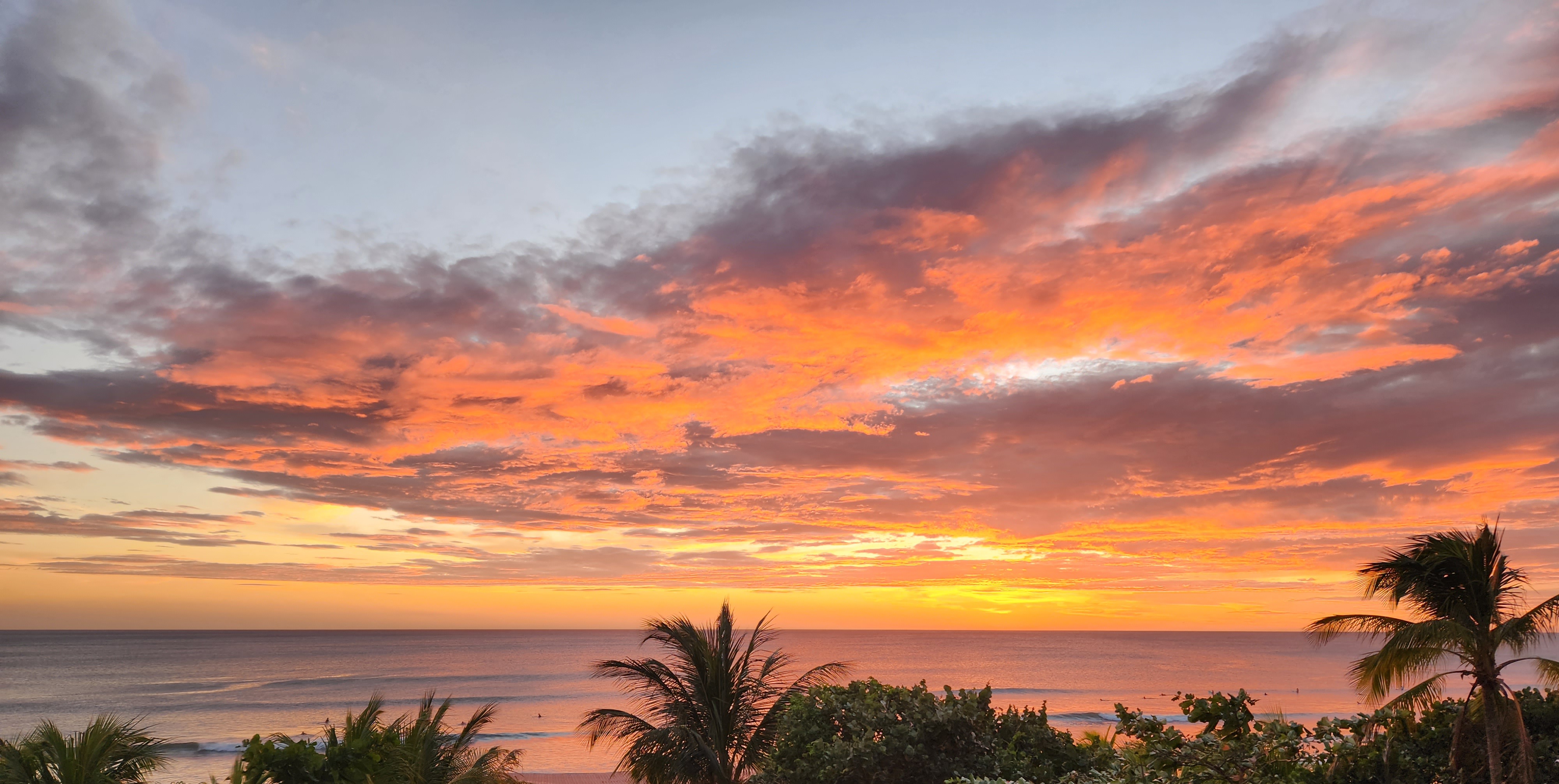 Coucher de soleil spectaculaire à El Tránsito