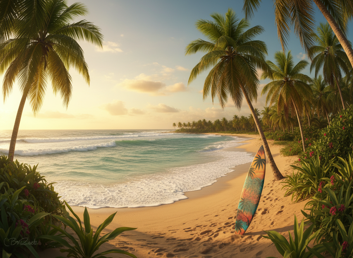 Plage tropicale El Tránsito Nicaragua