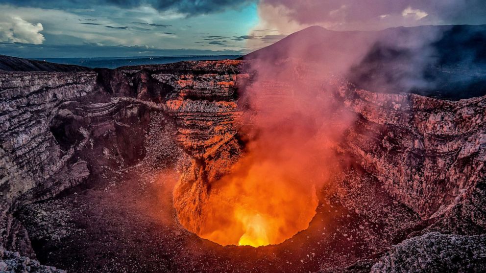 Volcan actif du Nicaragua