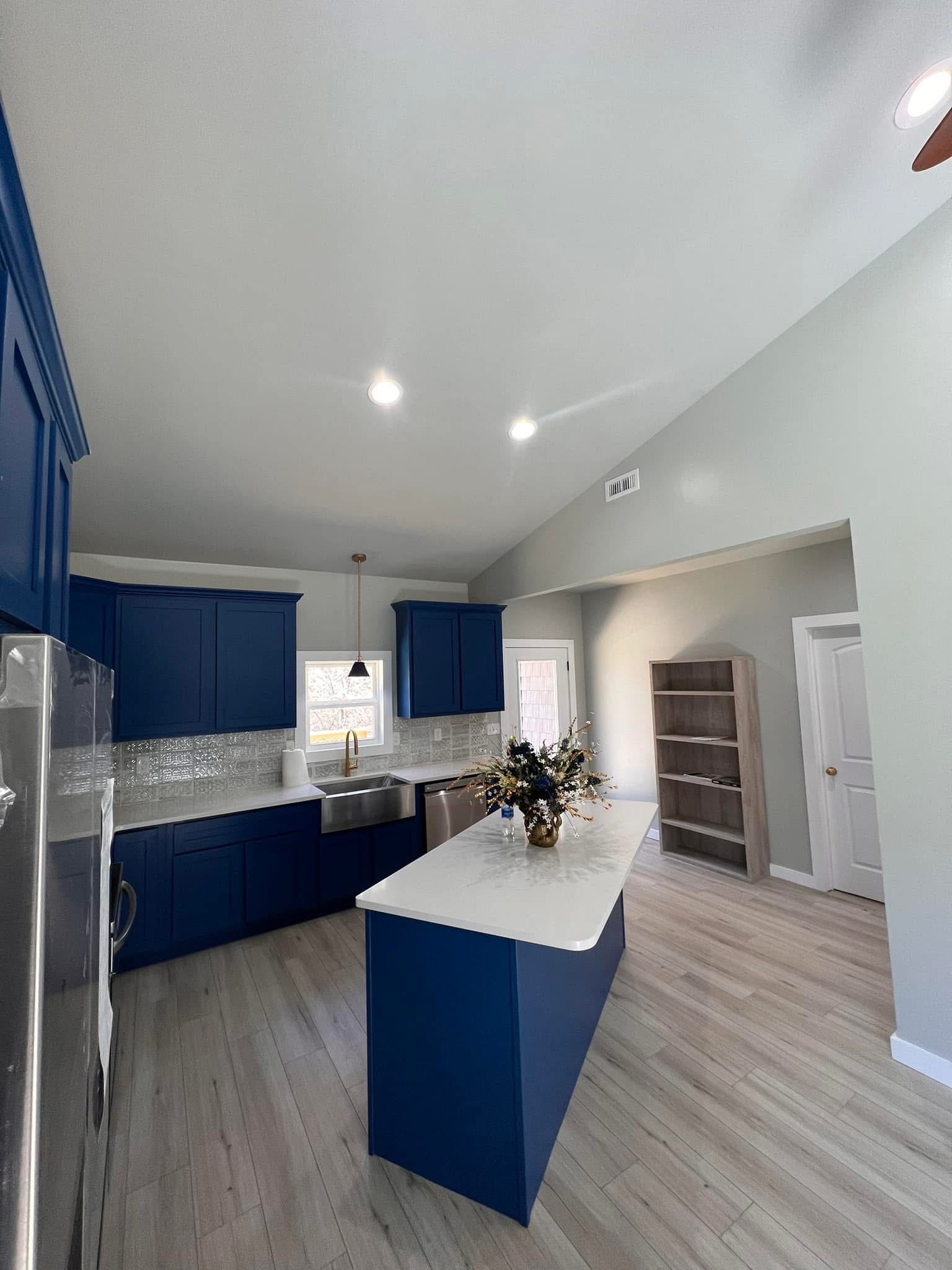 Custom kitchen build by Knoxville Interior Services