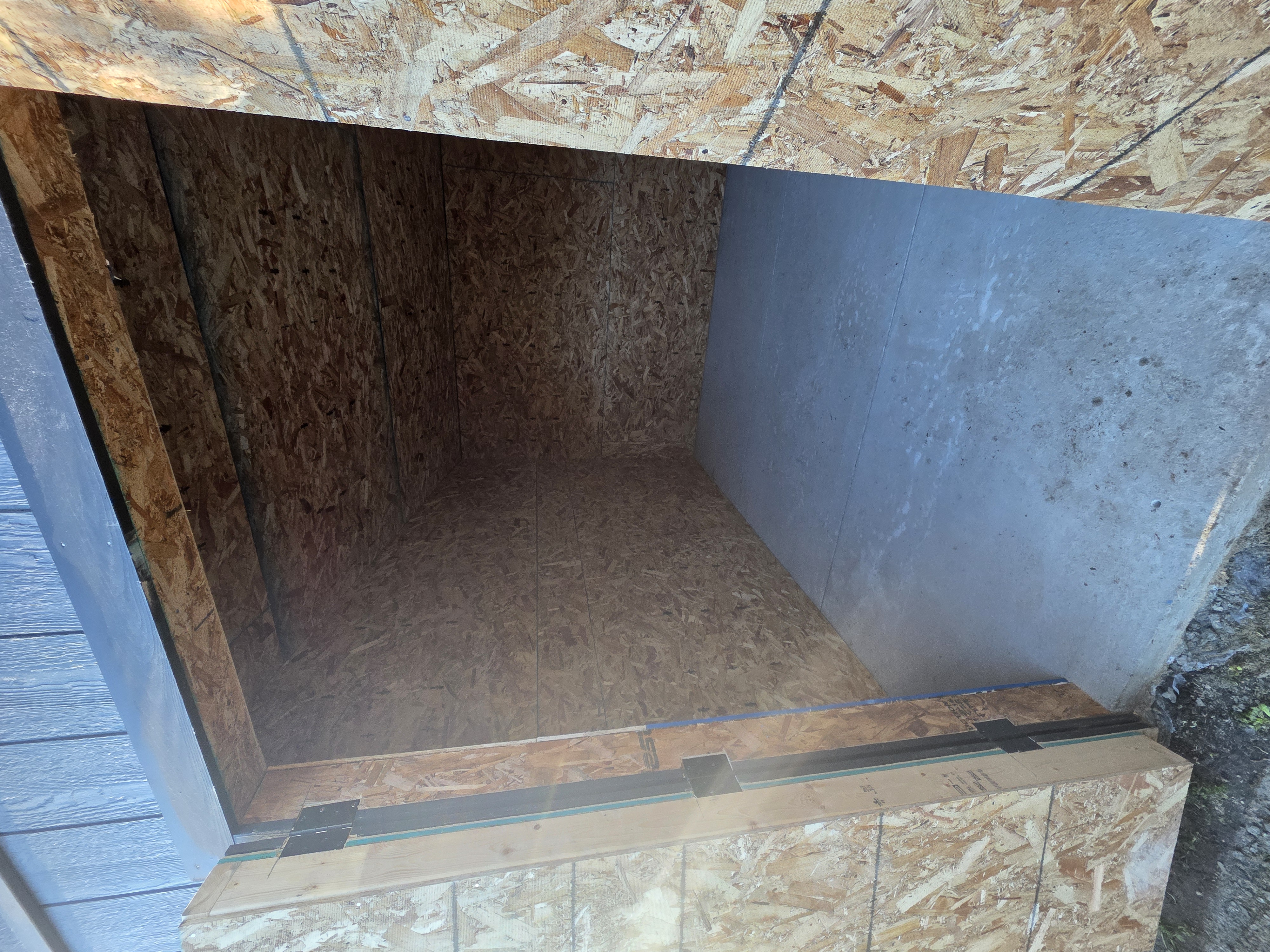 Matt's custom storage shed exterior by Tarak Construction