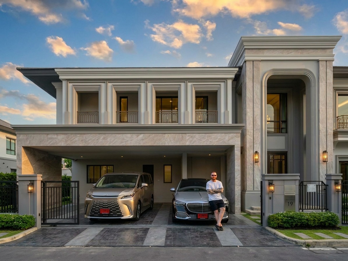 Exterior mansion