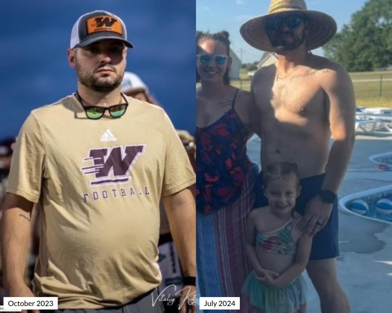 Matt's transformation — October 2023 to July 2024