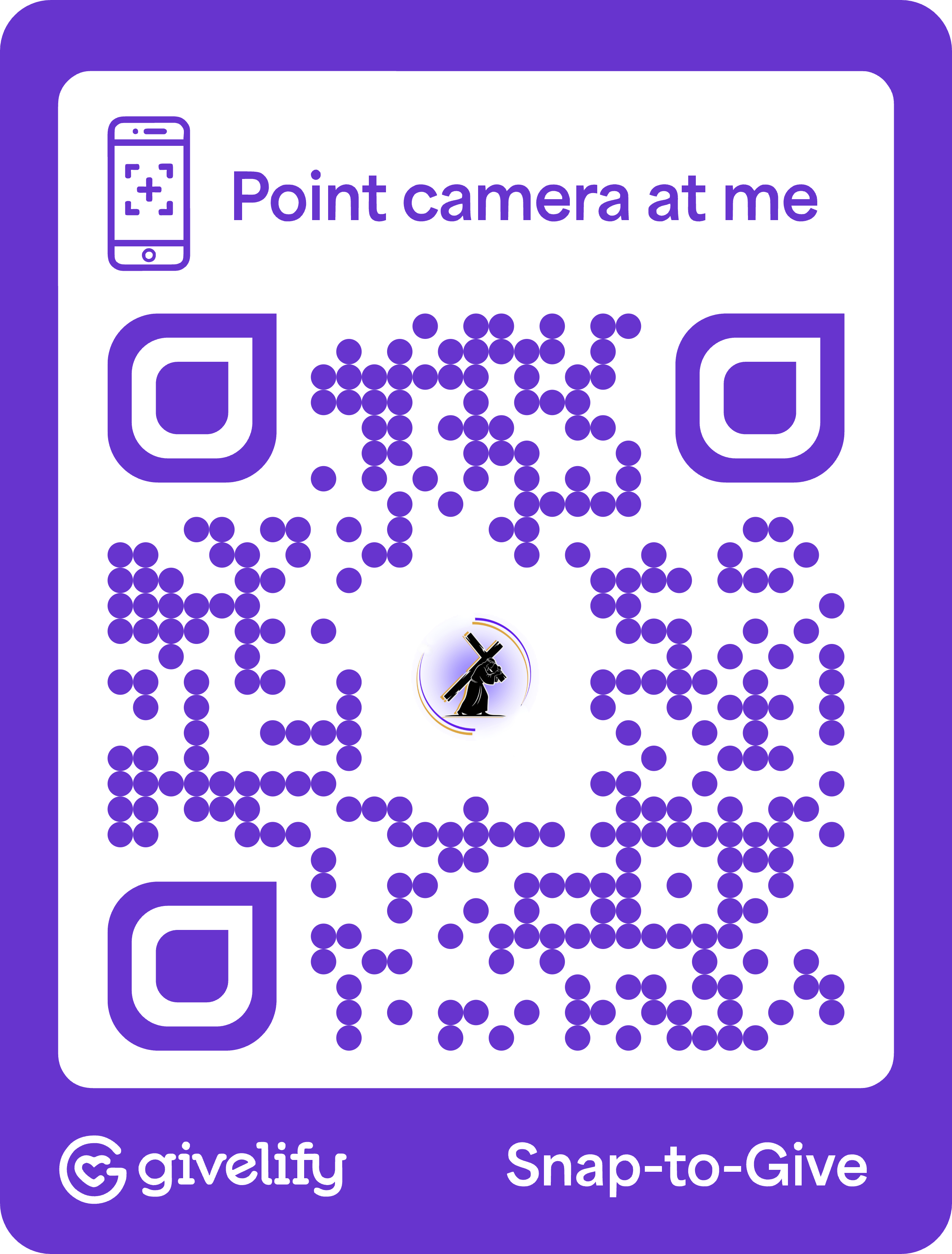 Givelify QR Code — Snap to Give