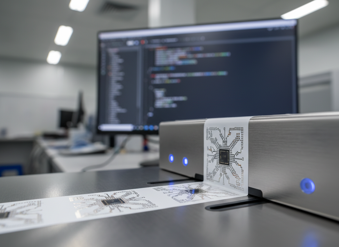 RFID label encoding and programming - EPC chip and antenna inlay for serialized data