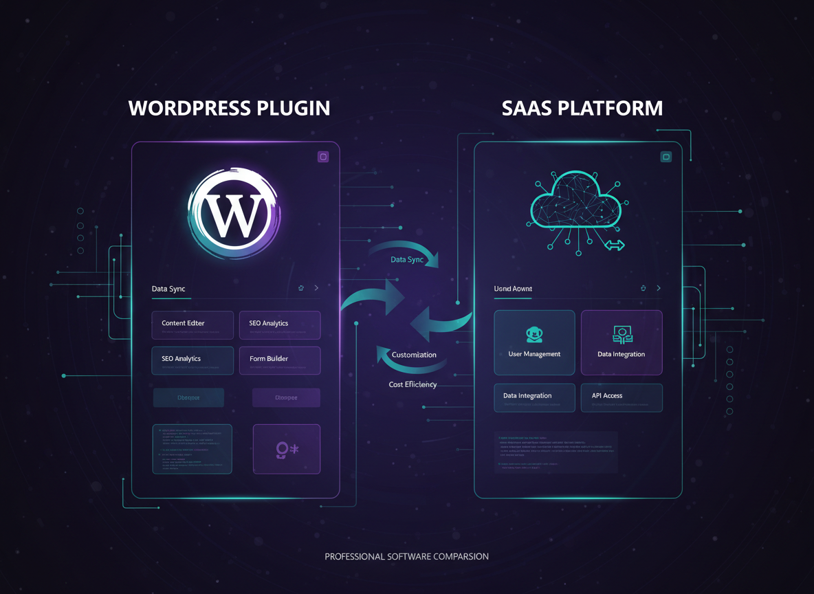 WordPress help desk plugin vs SaaS support software comparison