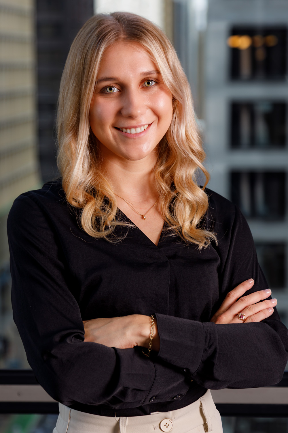Professional headshot outdoors