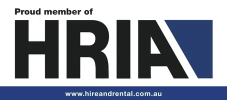 Proud member of HRIA - Hire and Rental Industry Association