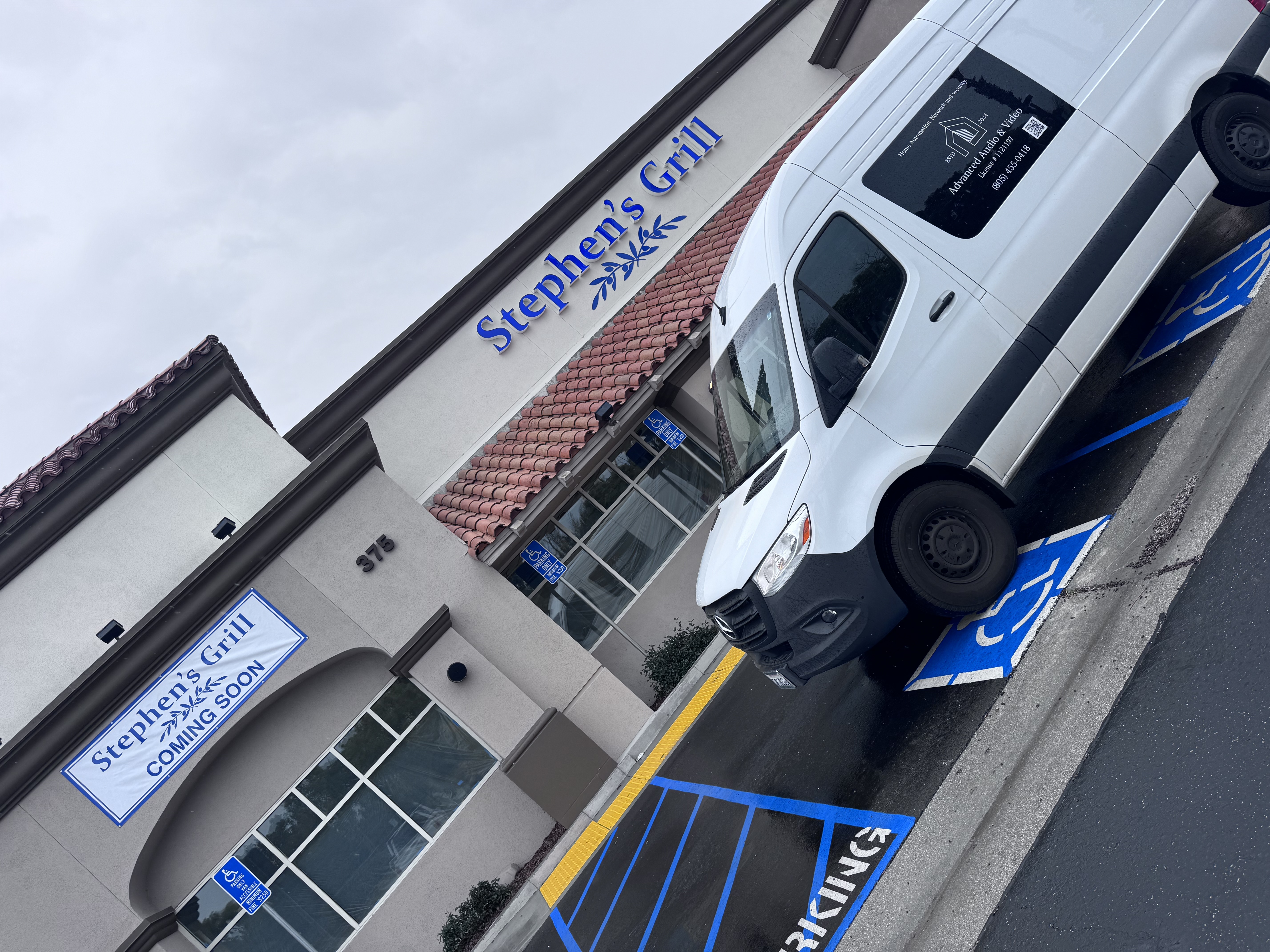 Advanced Audio & Video team van on-site