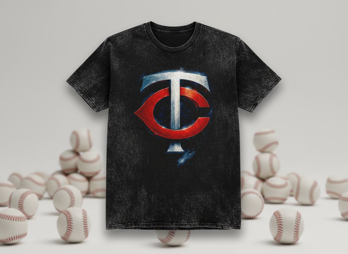 Texas Rangers Stonewash Throwback Vintage Tee