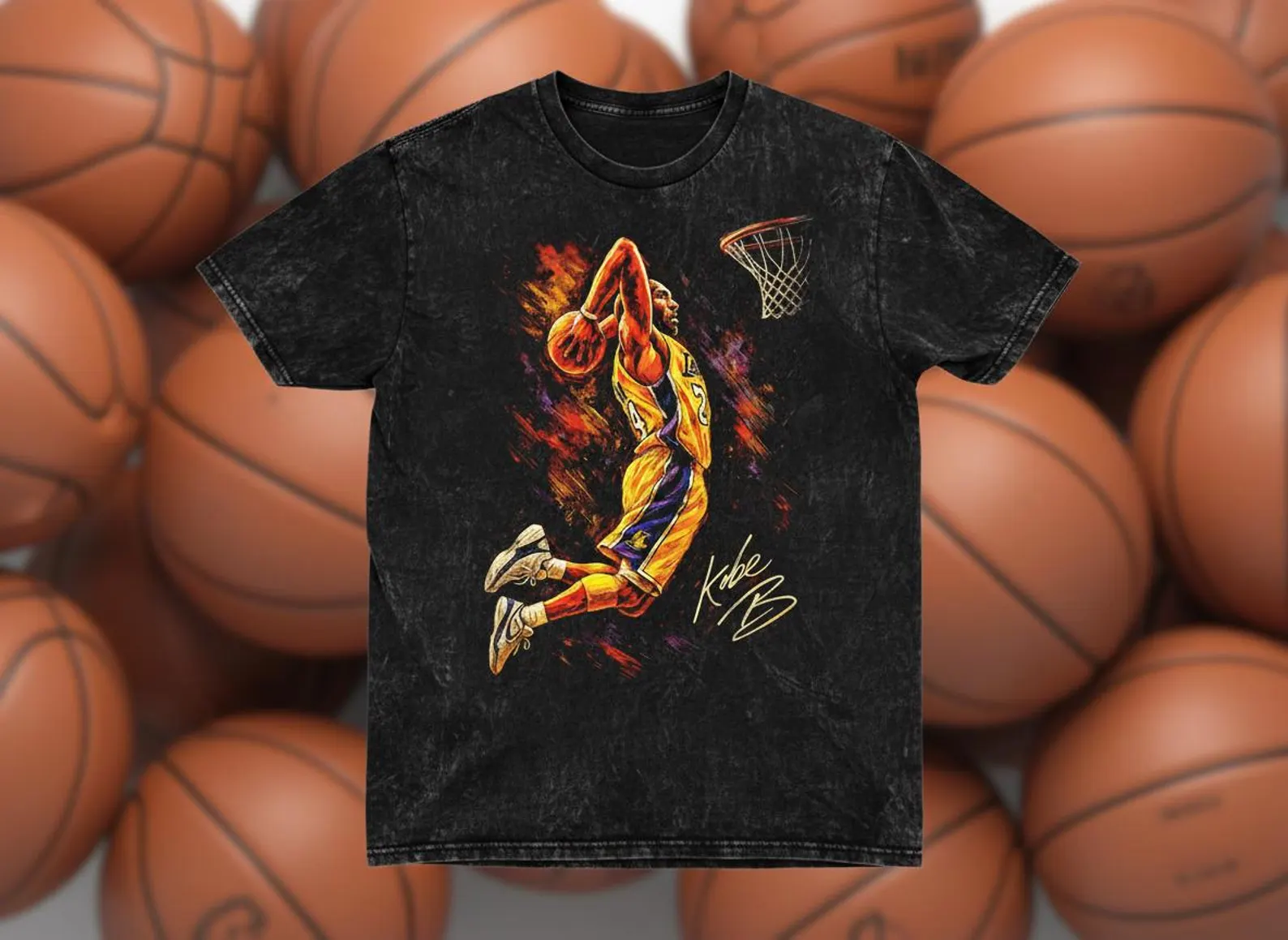 Kobe Dunk Signature Throwback Vintage Tee