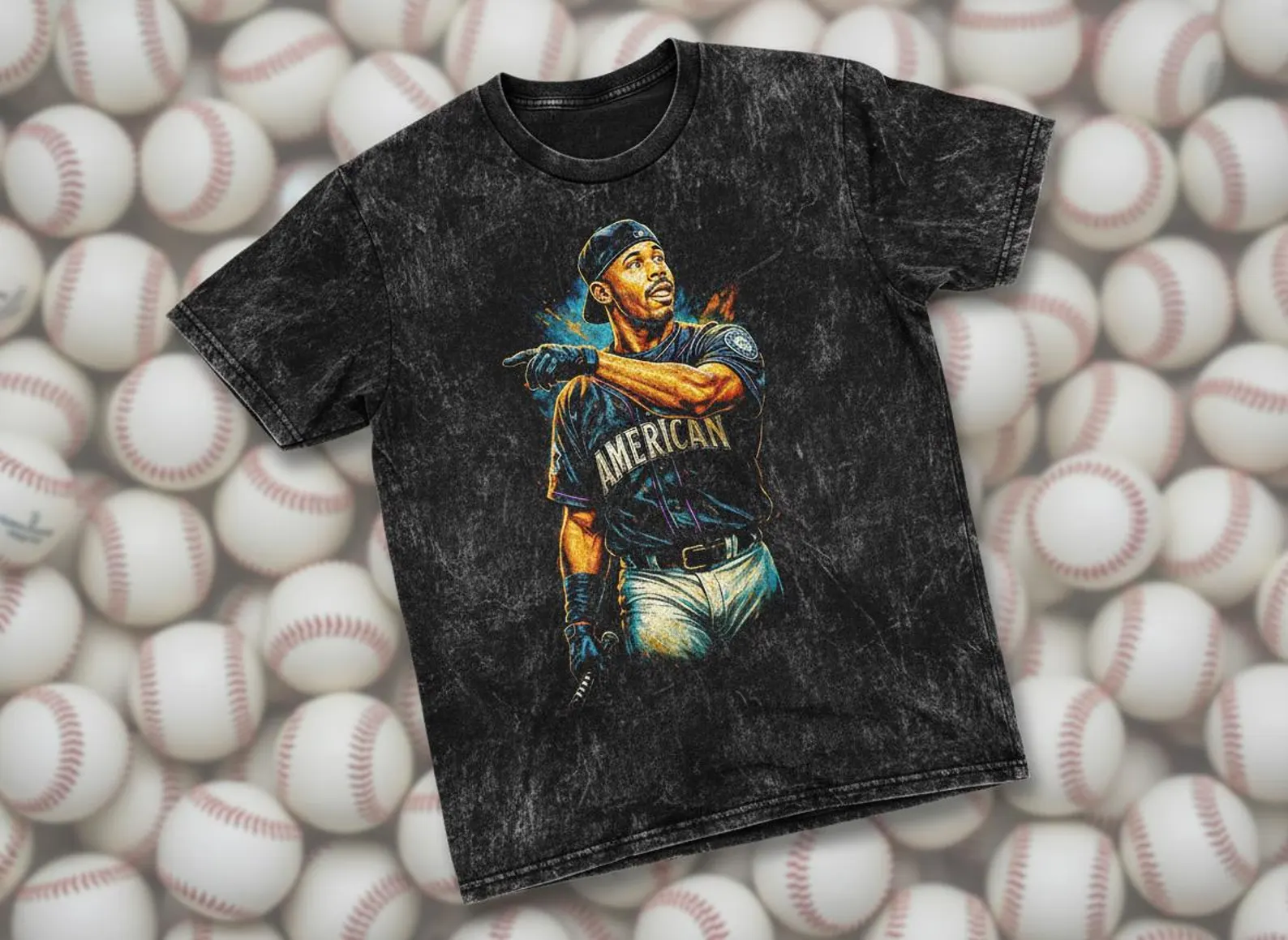 Sammy Sosa #21 Cubs Home Run Throwback Vintage Tee