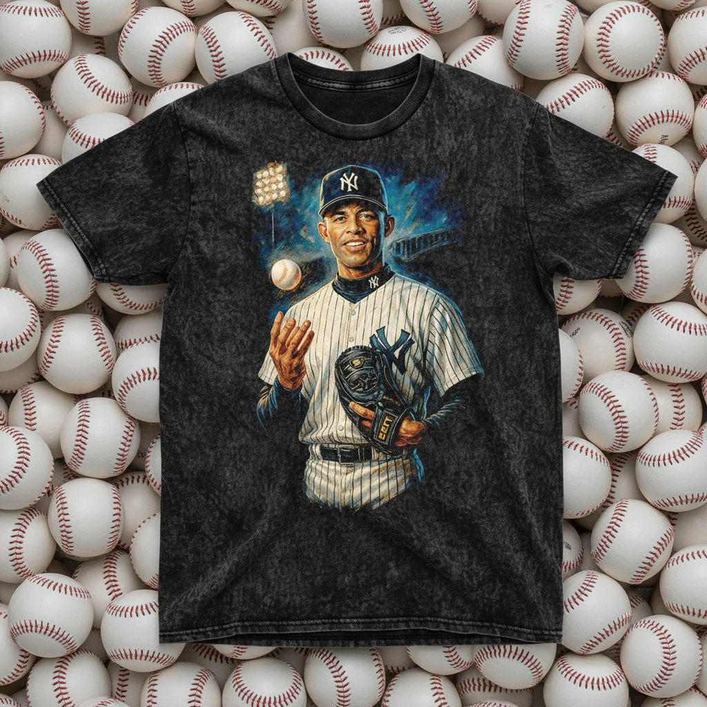 Mariano Rivera #42 Yankees Closer Throwback Vintage Tee
