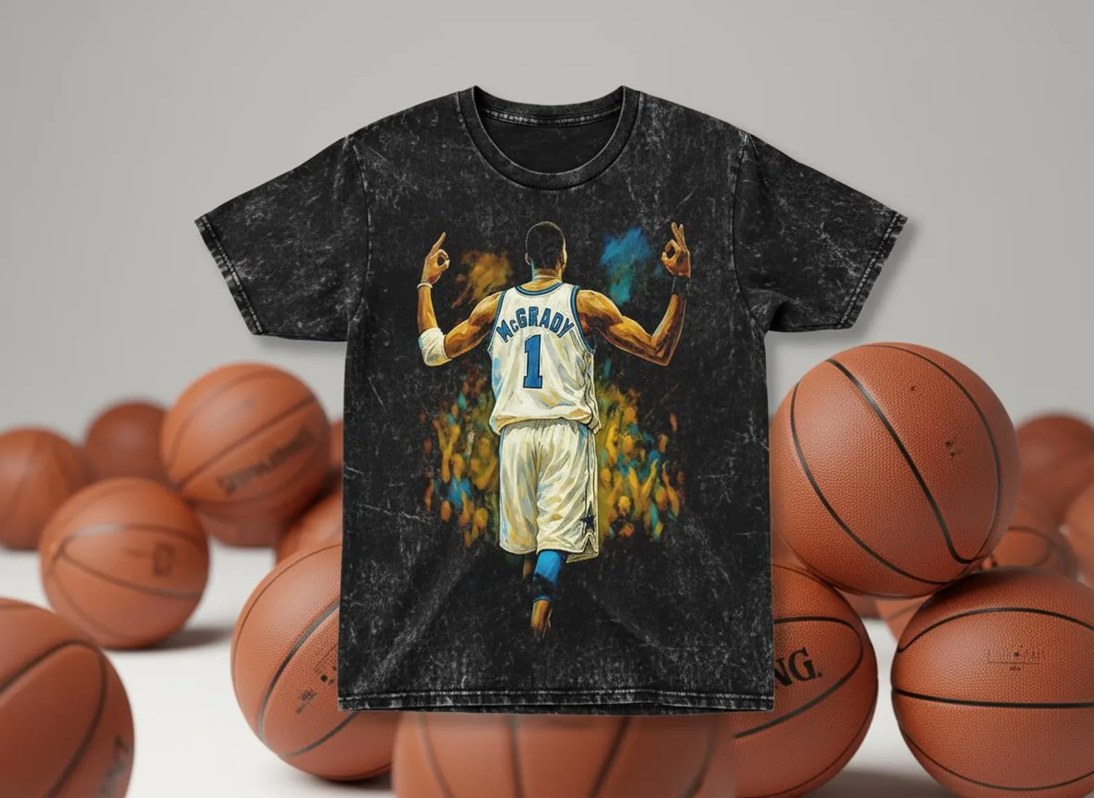 Tracy McGrady #1 Orlando Magic Throwback Vintage Tee