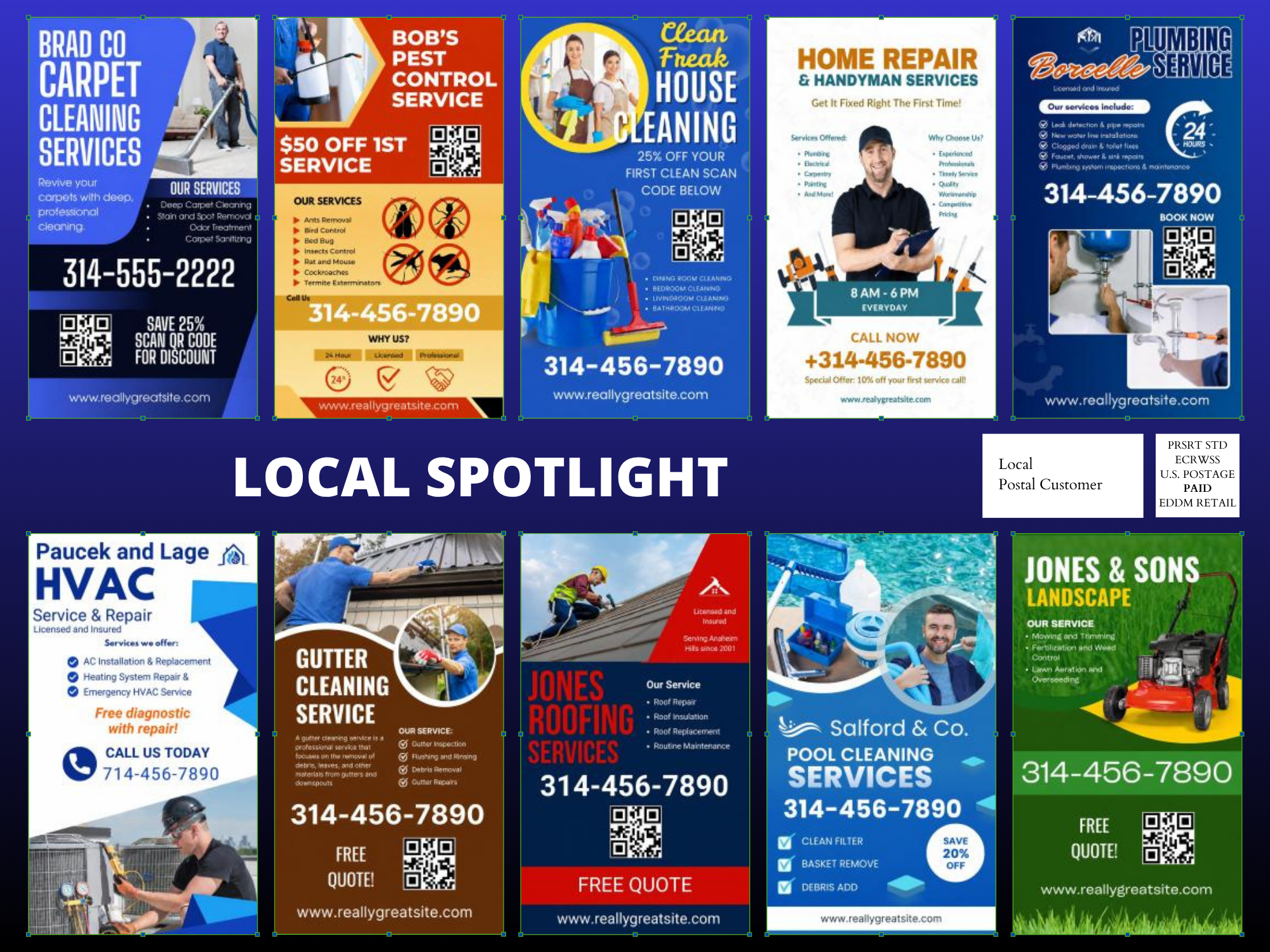 Sample 9x12 co-op mailer