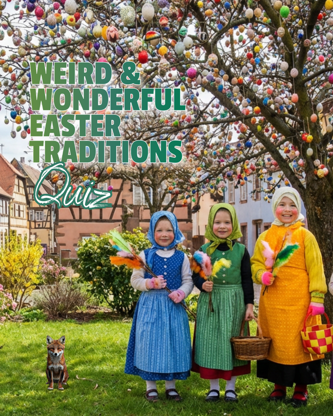 Weird and wonderful Easter traditions quiz social post