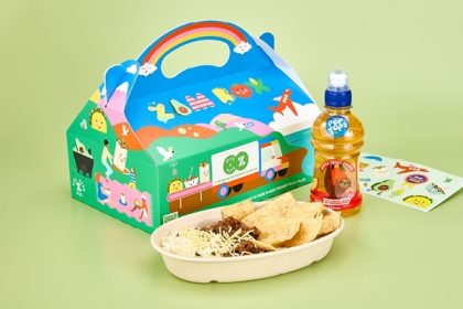 Kids Zam Box from Zambrero at Wellington Square Wallan — colourful kids meal box with nachos, cheese, corn chips and a juice drink
