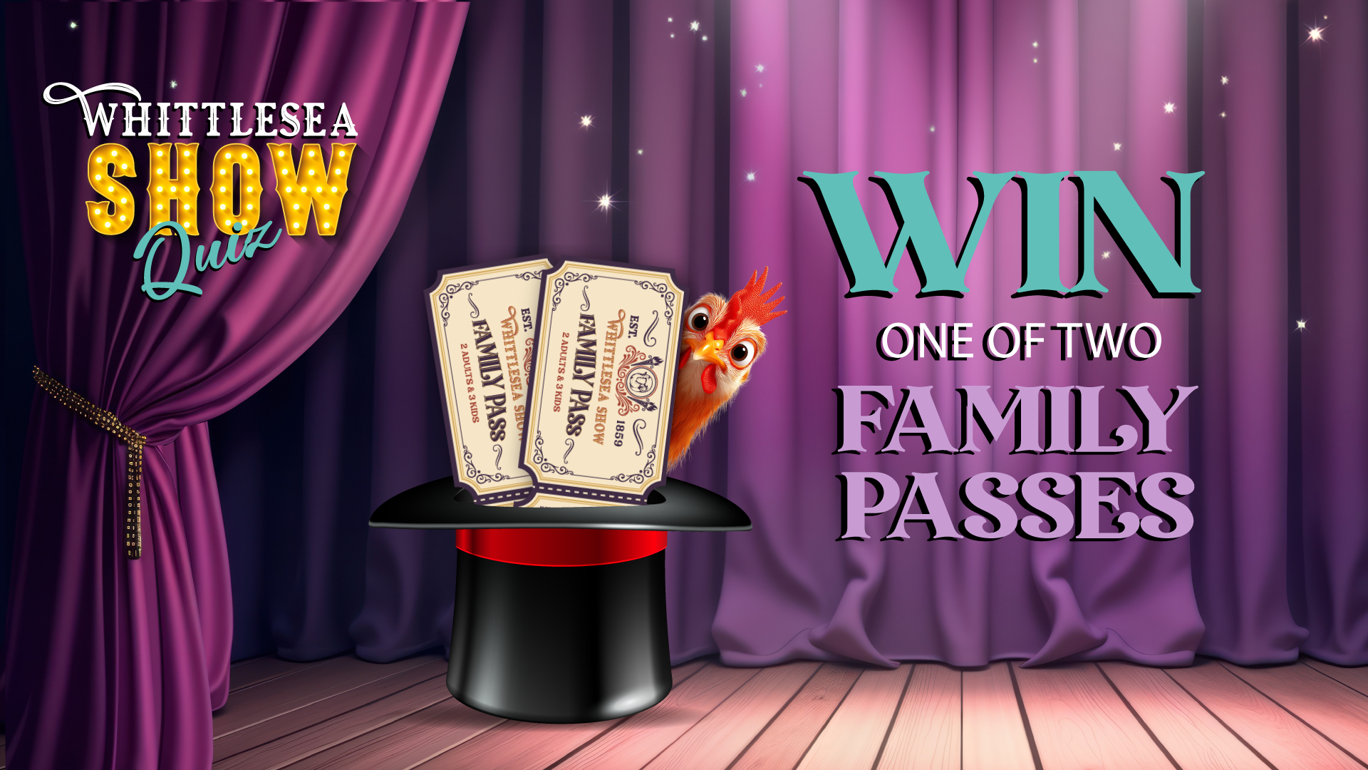 Whittlesea Show Quiz — win one of two family passes to the Whittlesea Show