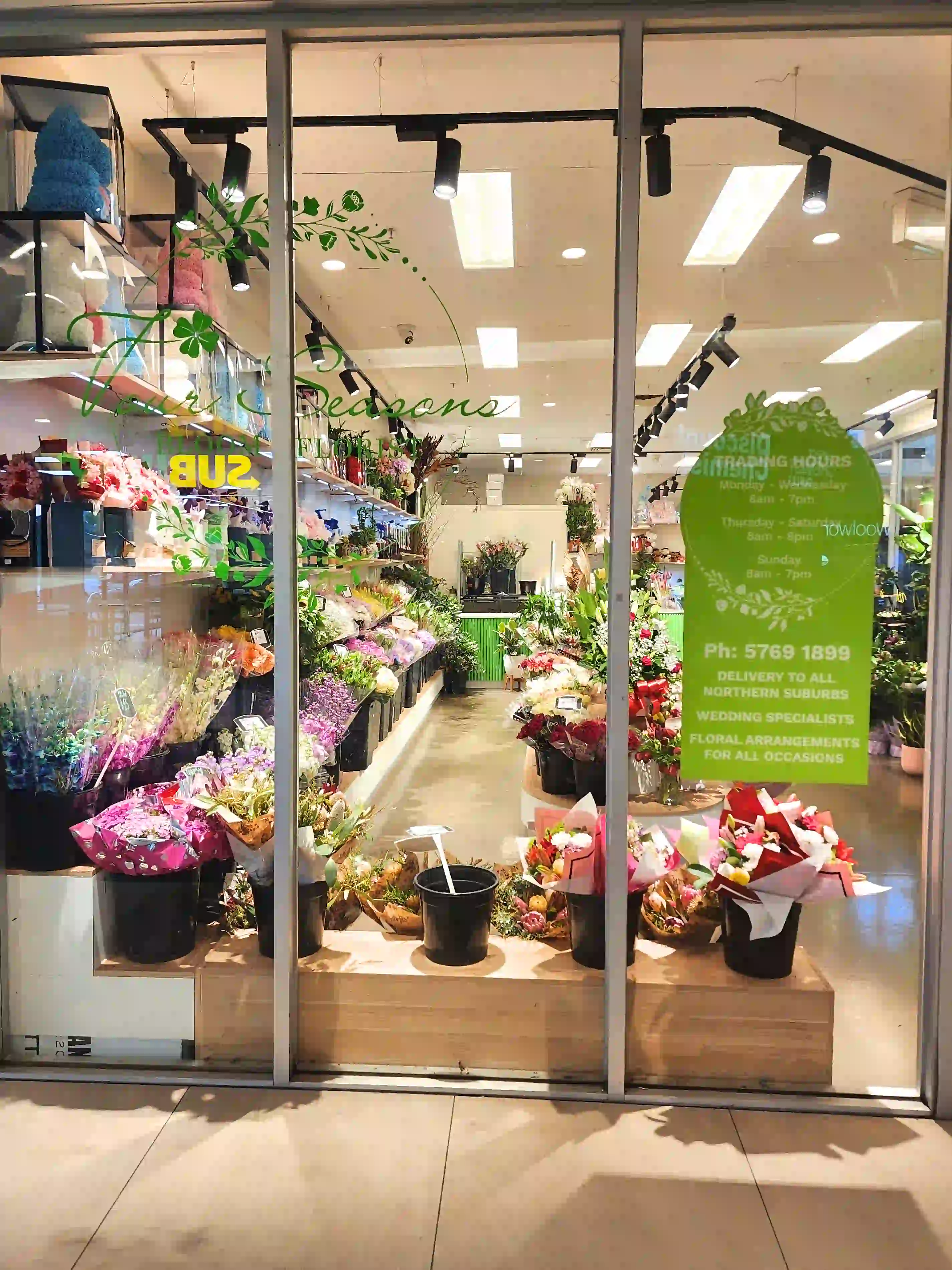 Wallan florist Four Seasons Bloom at Wellington Square Shopping Centre