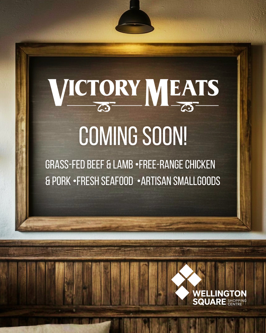 Victory Meats coming soon to Wellington Square