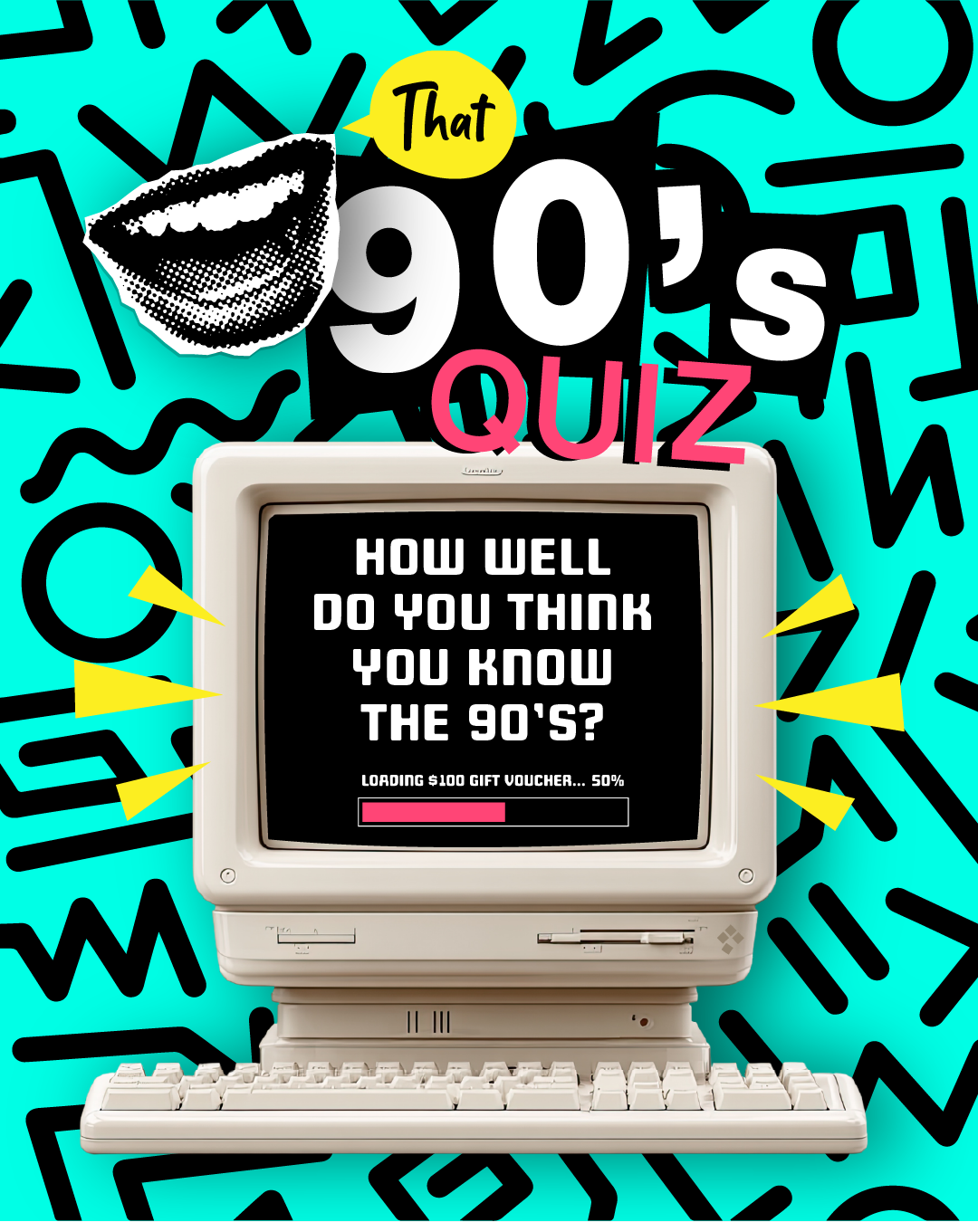 That 90's Quiz at Wellington Square — take the quiz and win a $100 digital gift voucher