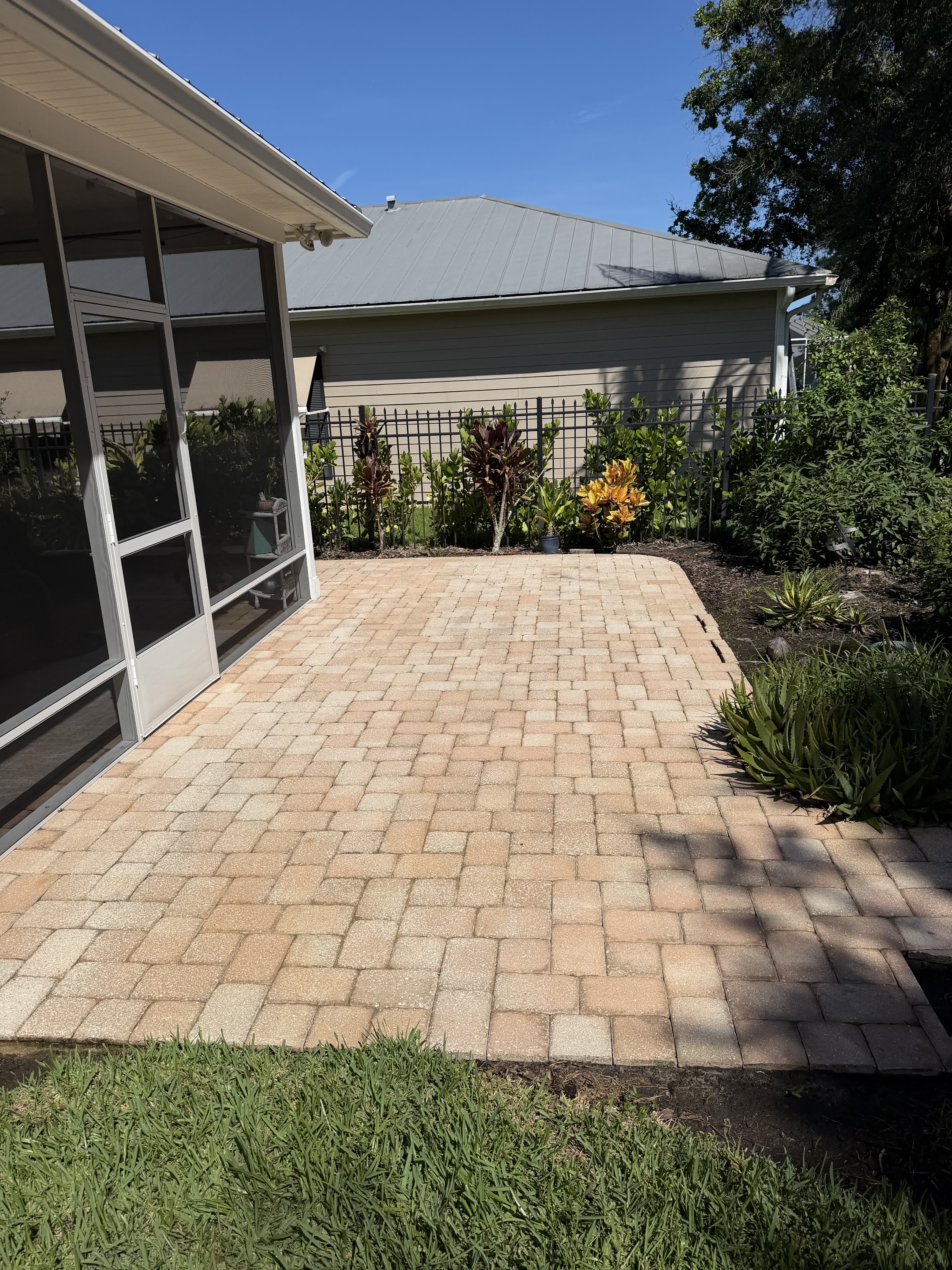 Paver Patio Cleaning - After