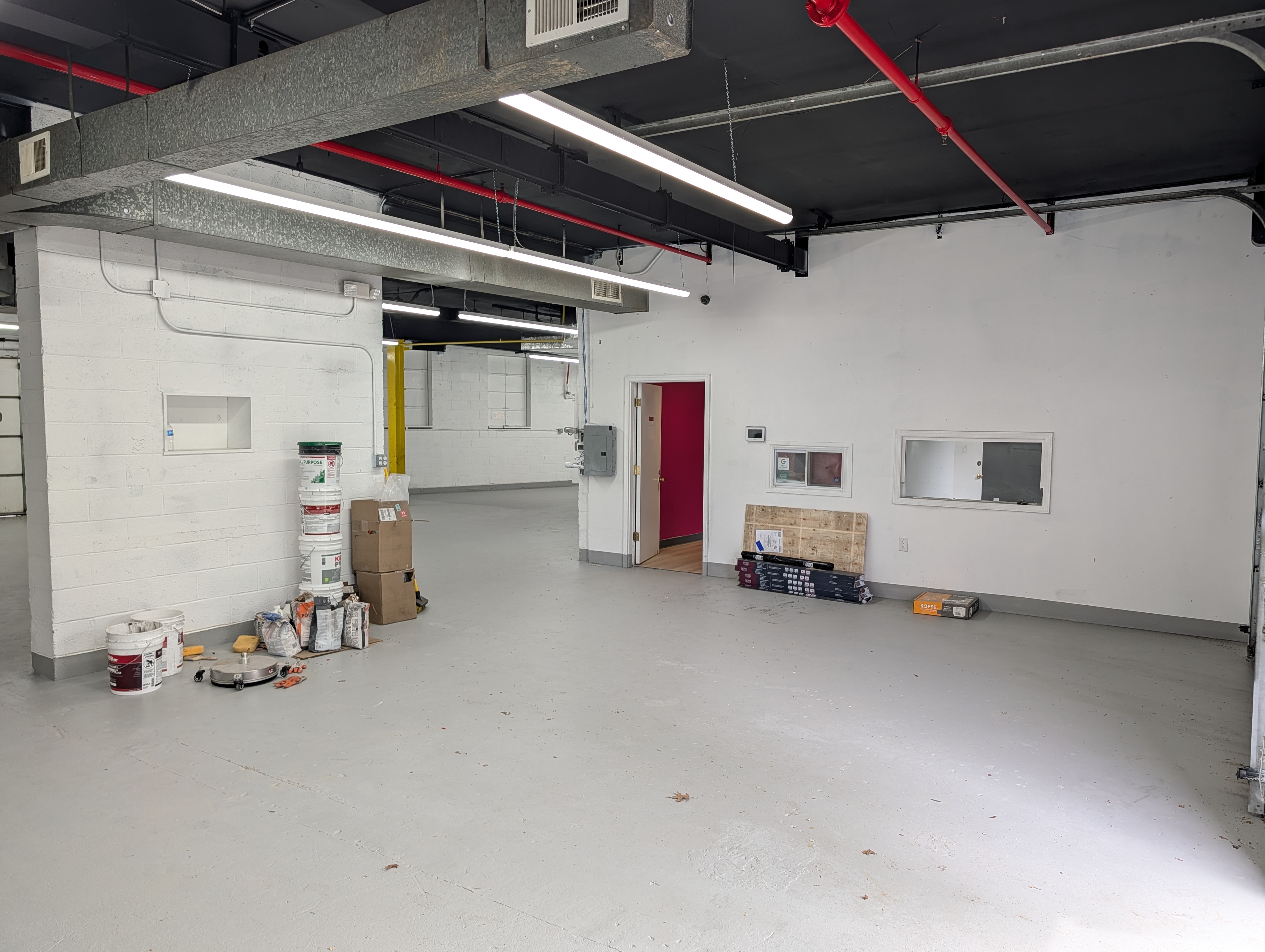 Transform Fitness training floor before buildout