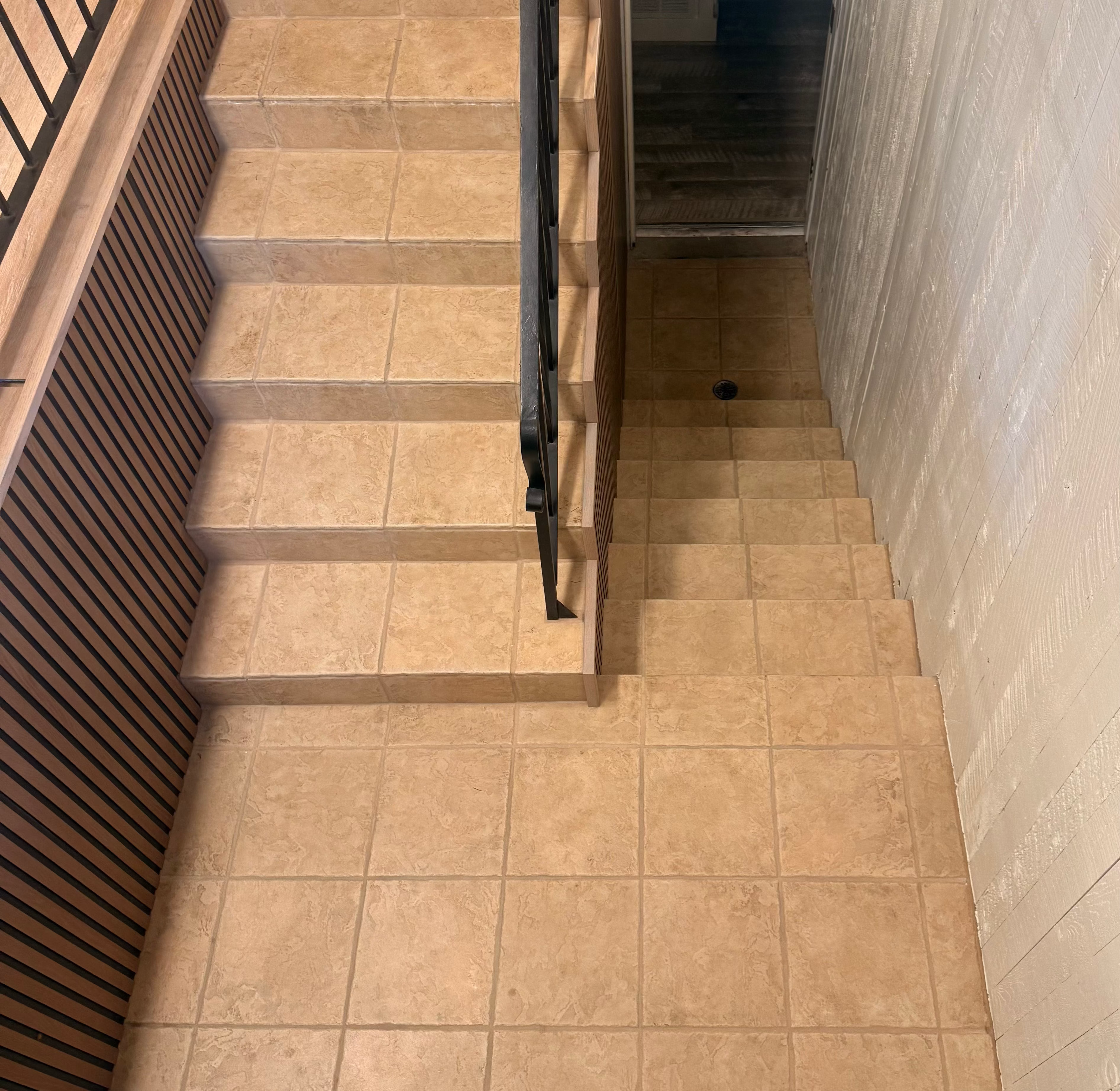Staircase before microcement