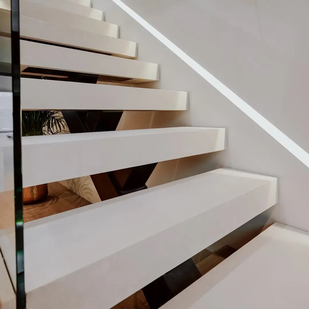 Staircase after microcement