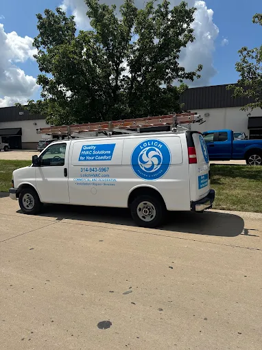 Lolich Heating & Cooling service van