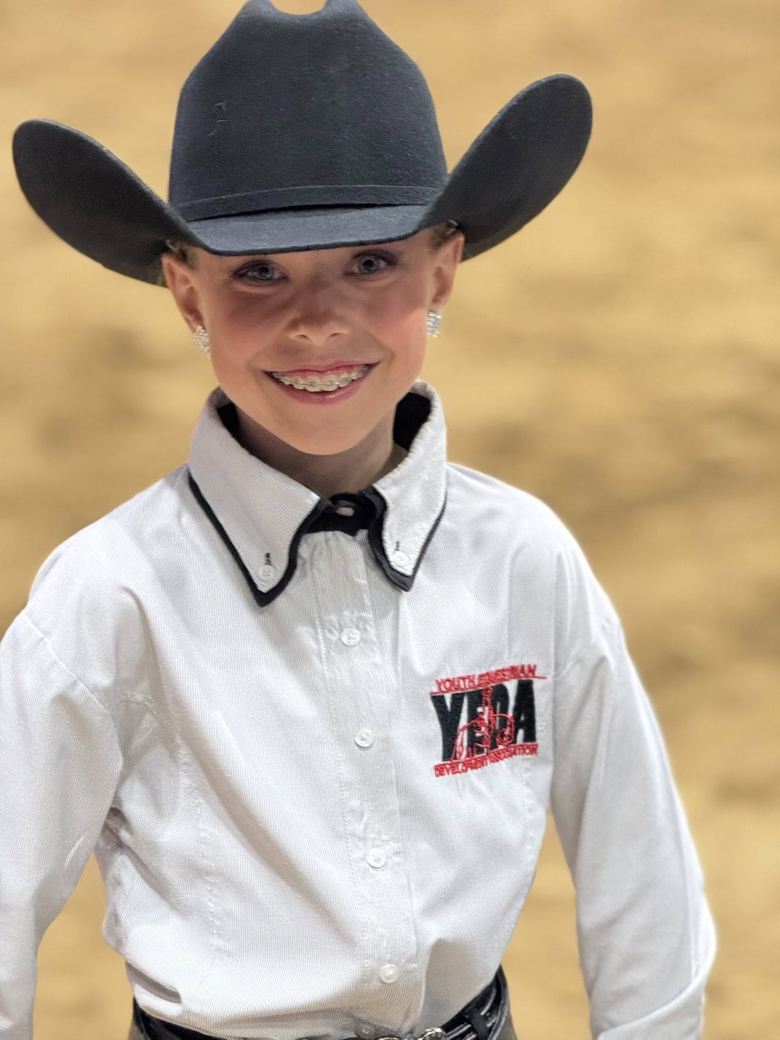 YEDA team member smiling at competition